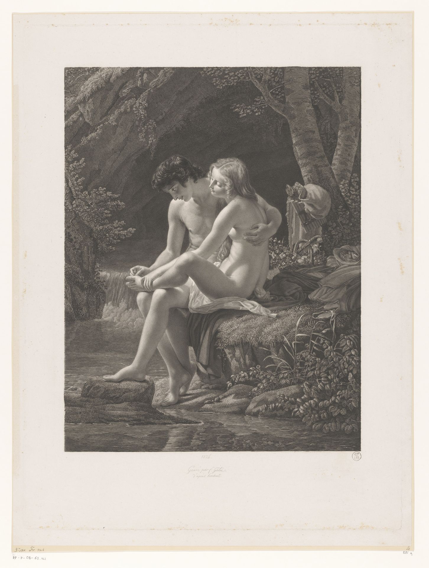 Daphnis en Chloë by Antoine François Gelée