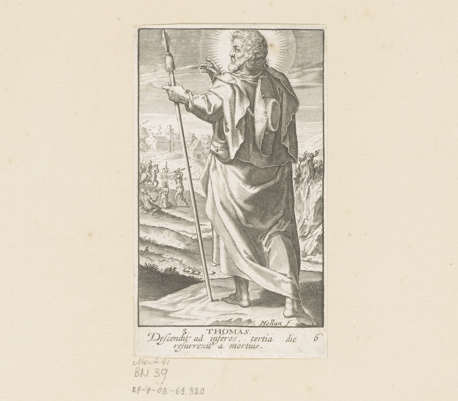 H. Thomas by Claude Mellan
