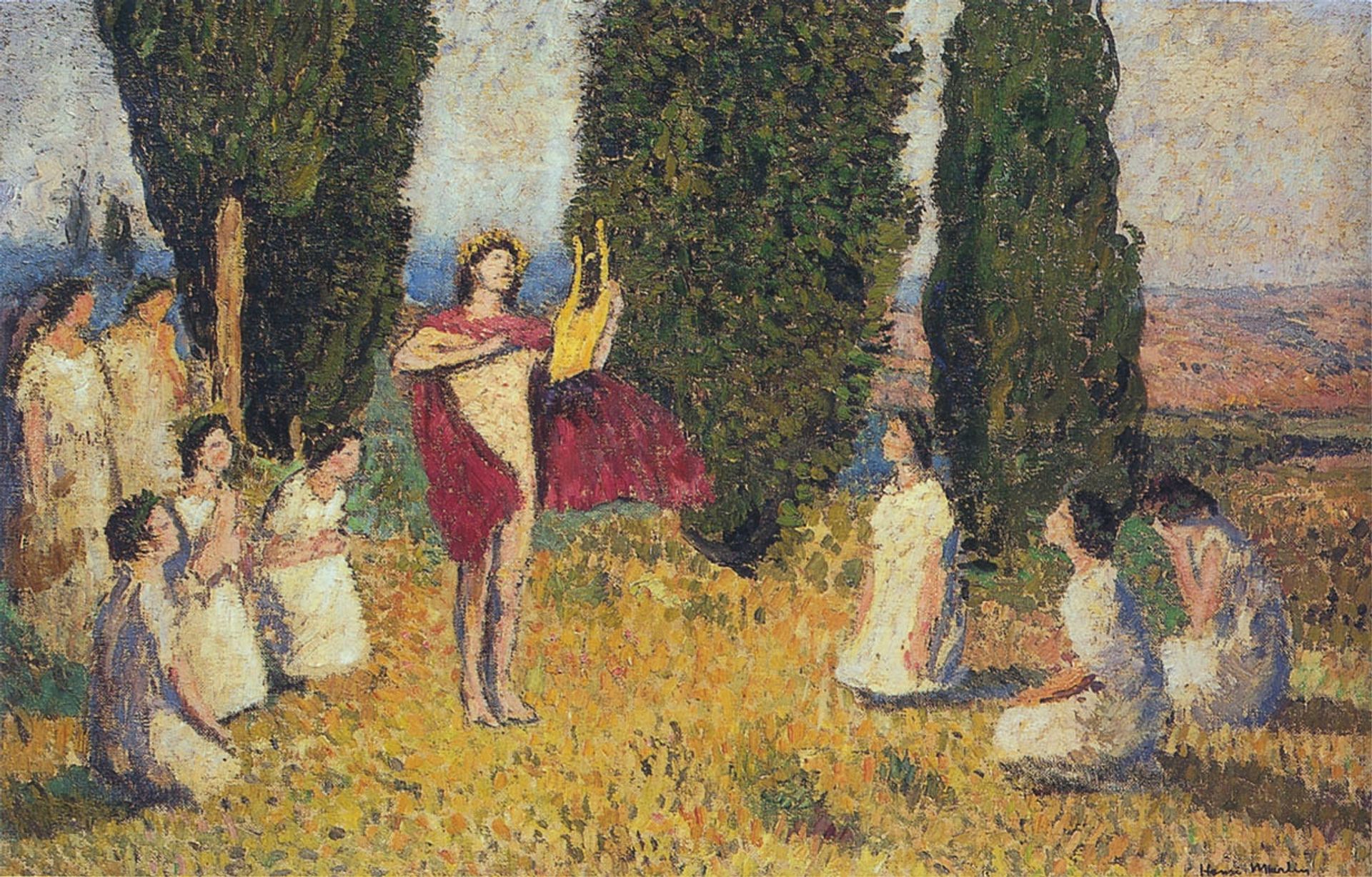 Orpheus by Henri Martin