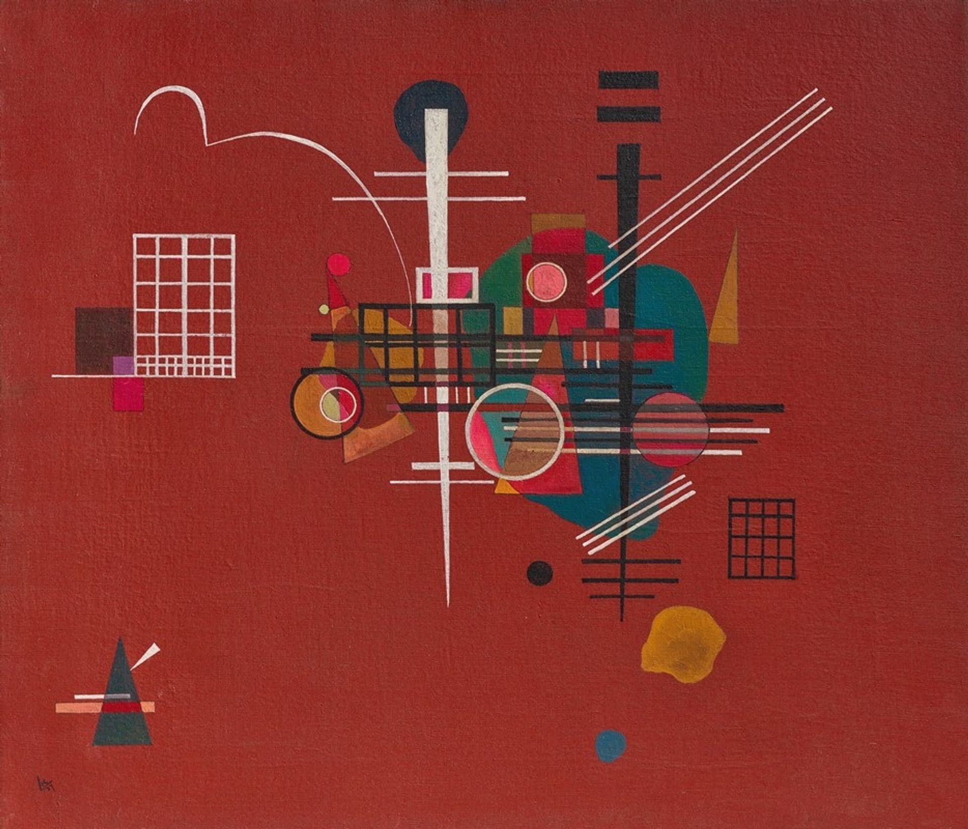 Dumpfes Rot by Wassily Kandinsky