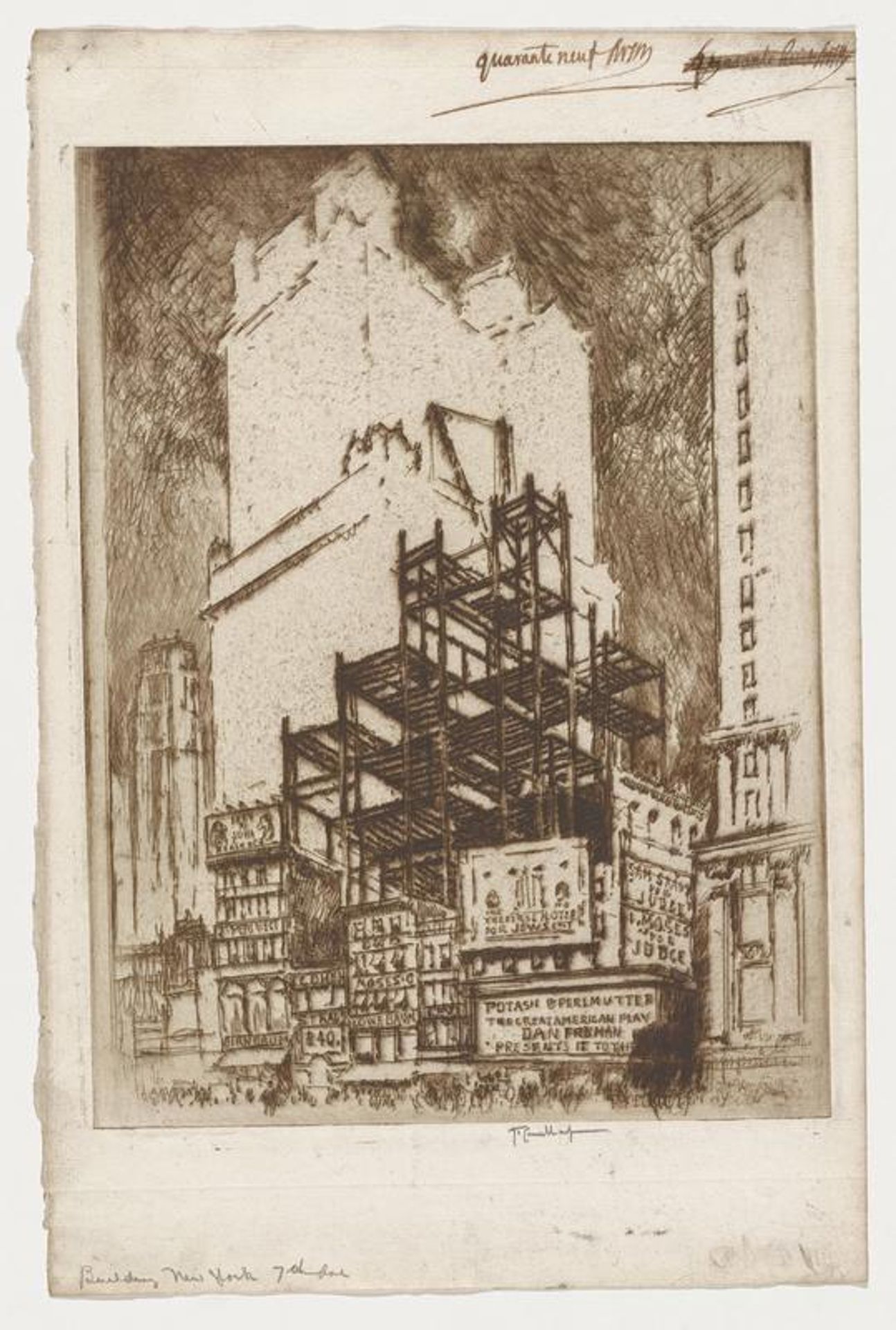 Building New York by Joseph Pennell
