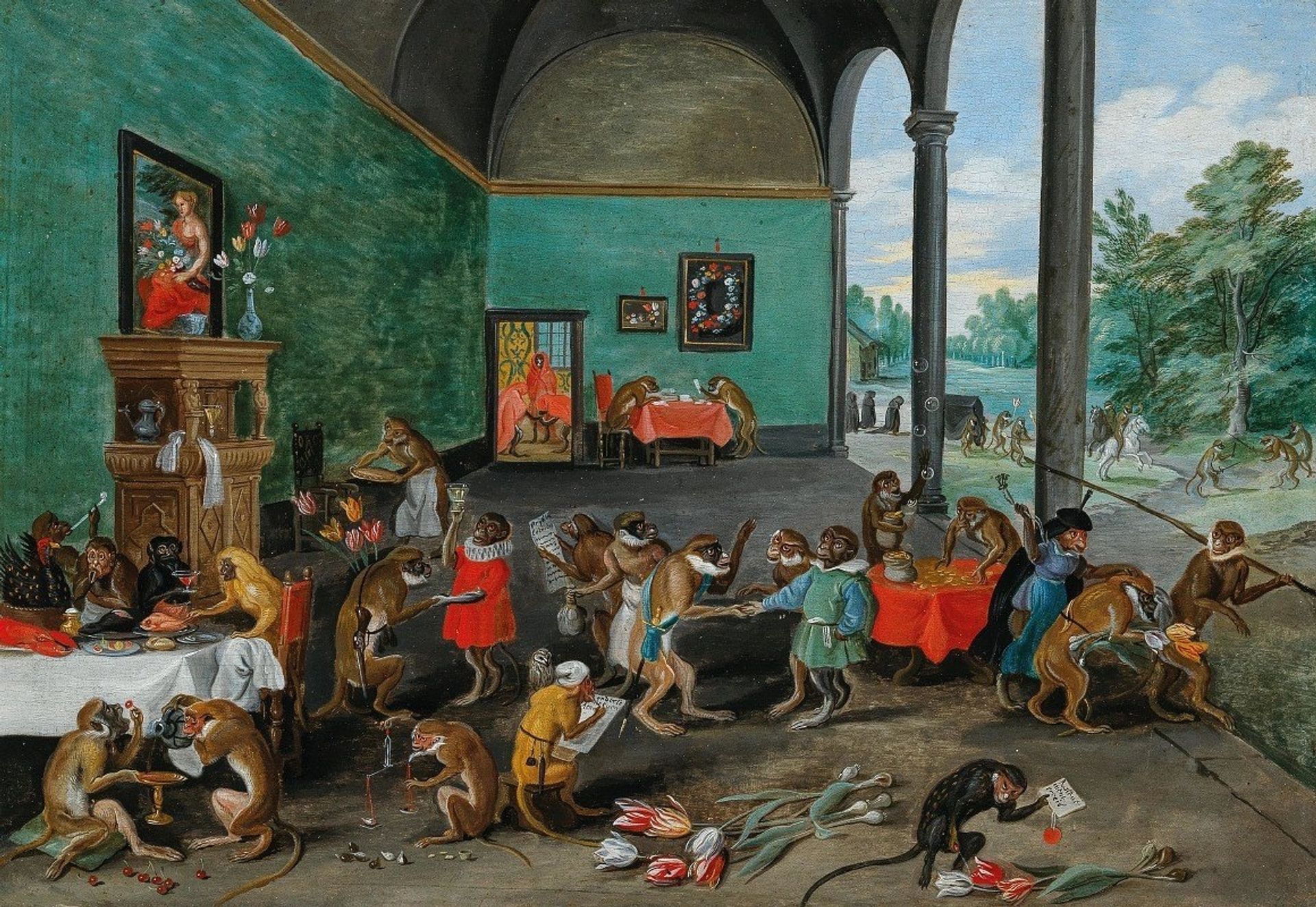 An Allegory of Tulipomania by Jan Brueghel the Younger