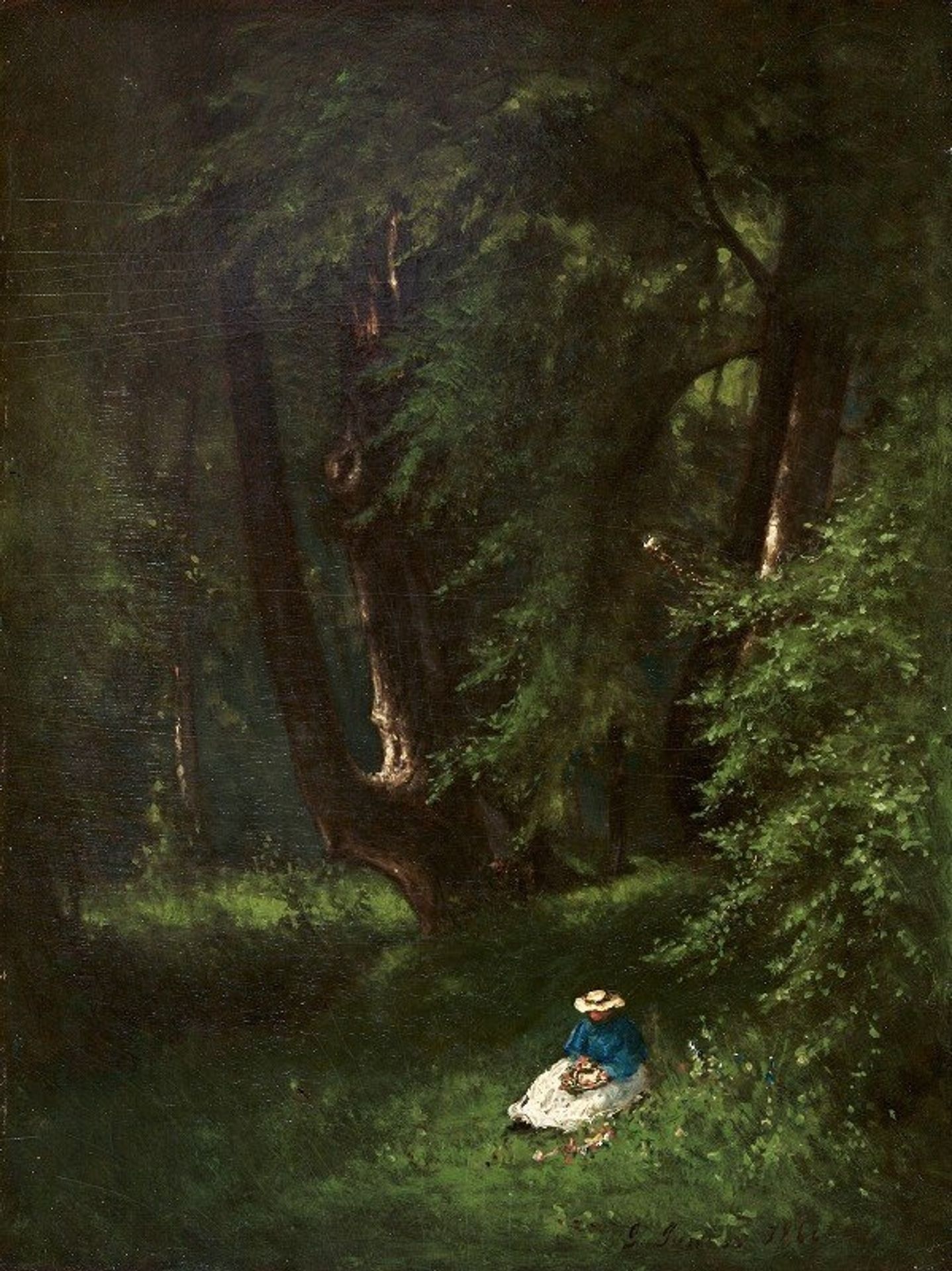 In the Woods by George Inness