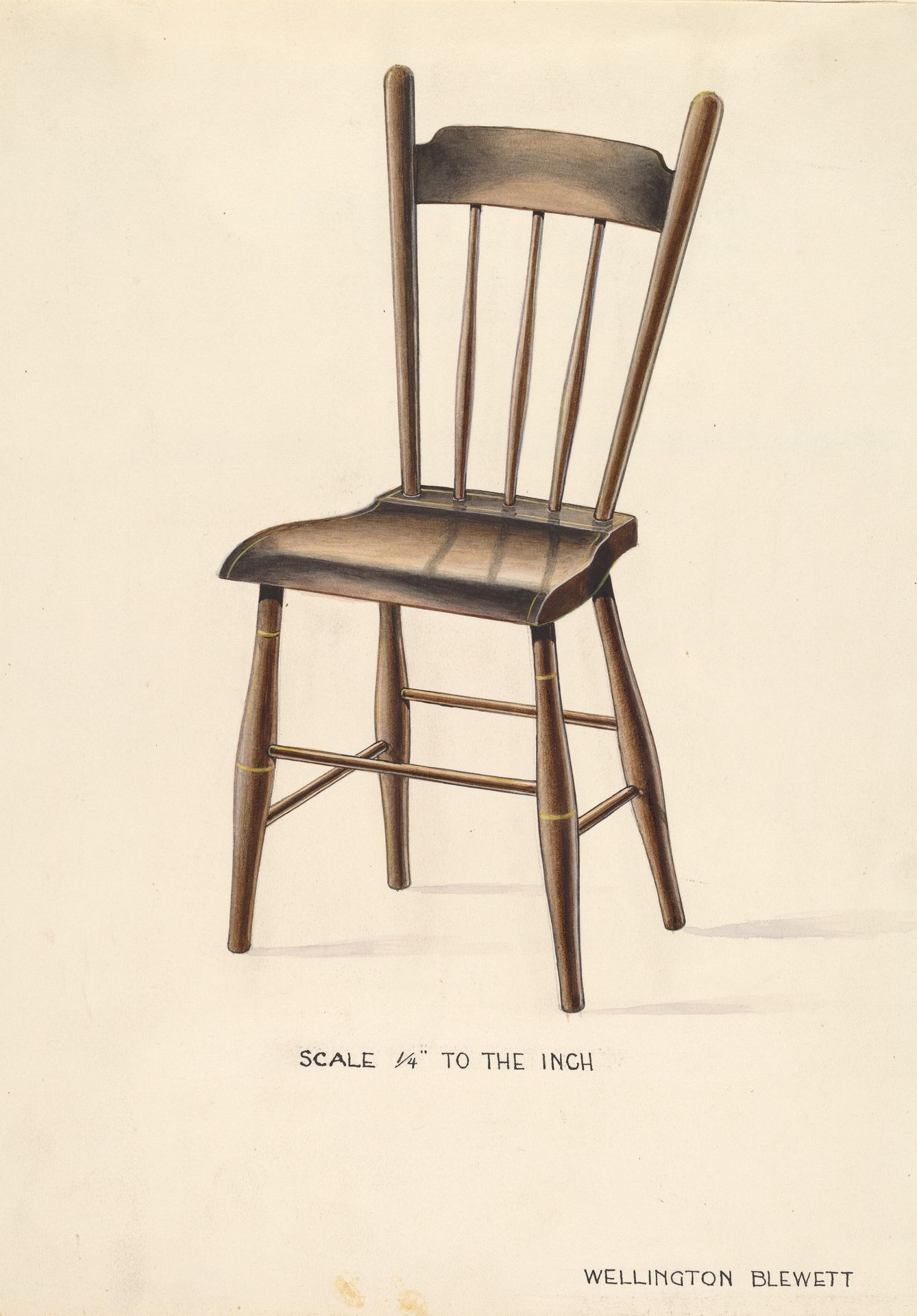 Bishop Hill: Chair by Wellington Blewett