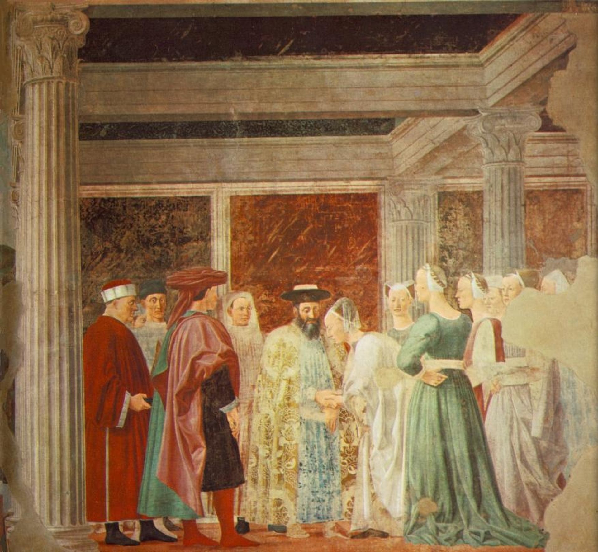 Meeting between the Queen of Sheba and King Solomon by Piero della Francesca