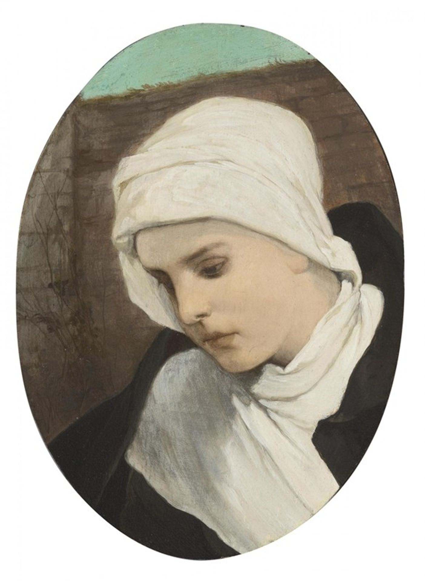 Studienkopf VI by Gabriel von Max