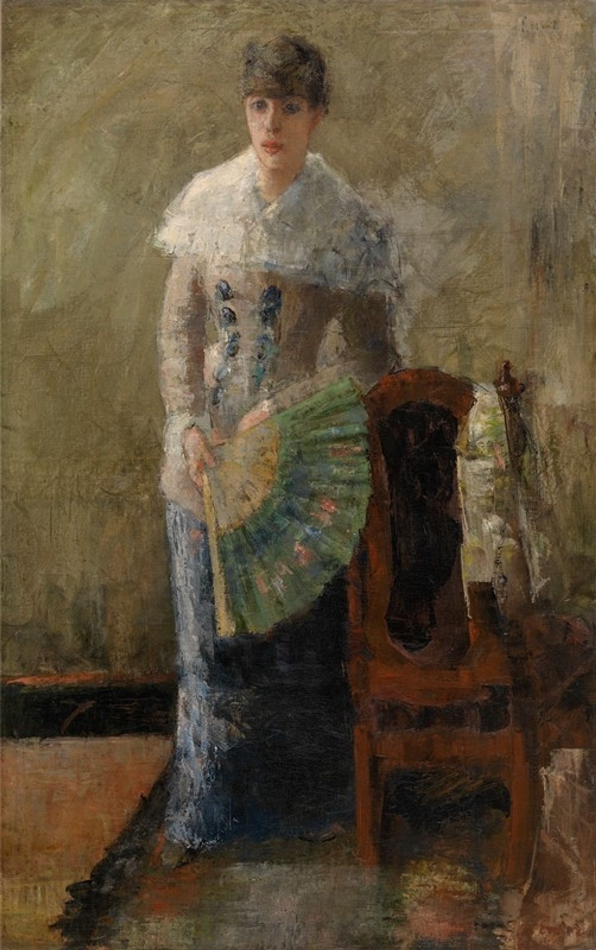 The Lady with the Fan by James Ensor
