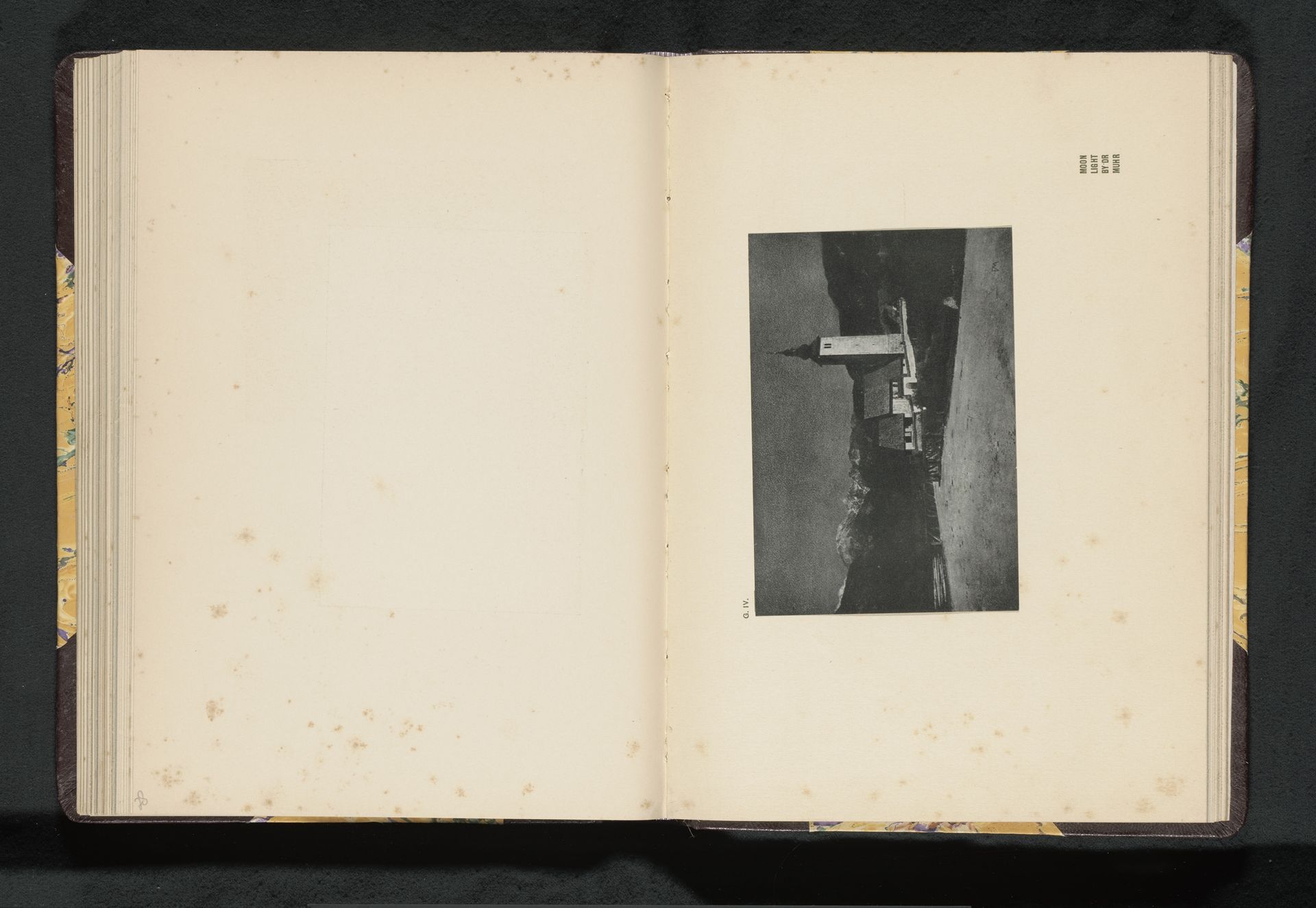 Gezicht op een kerk in de bergen bij maanlicht by Felix Muhr
