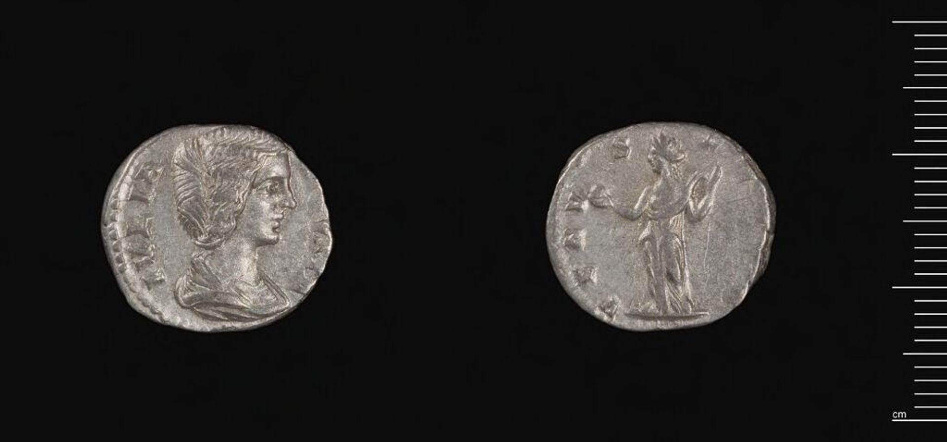 Denarius of Julia Domna by Julia Domna, wife of Septimius Severus