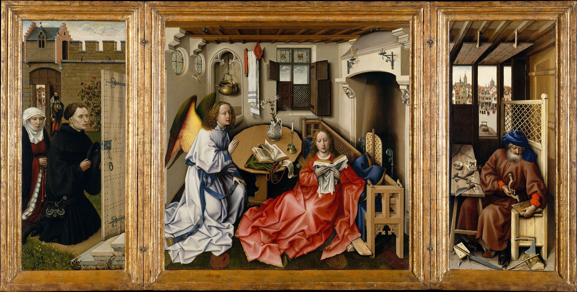 The Mérode Altarpiece by Robert Campin