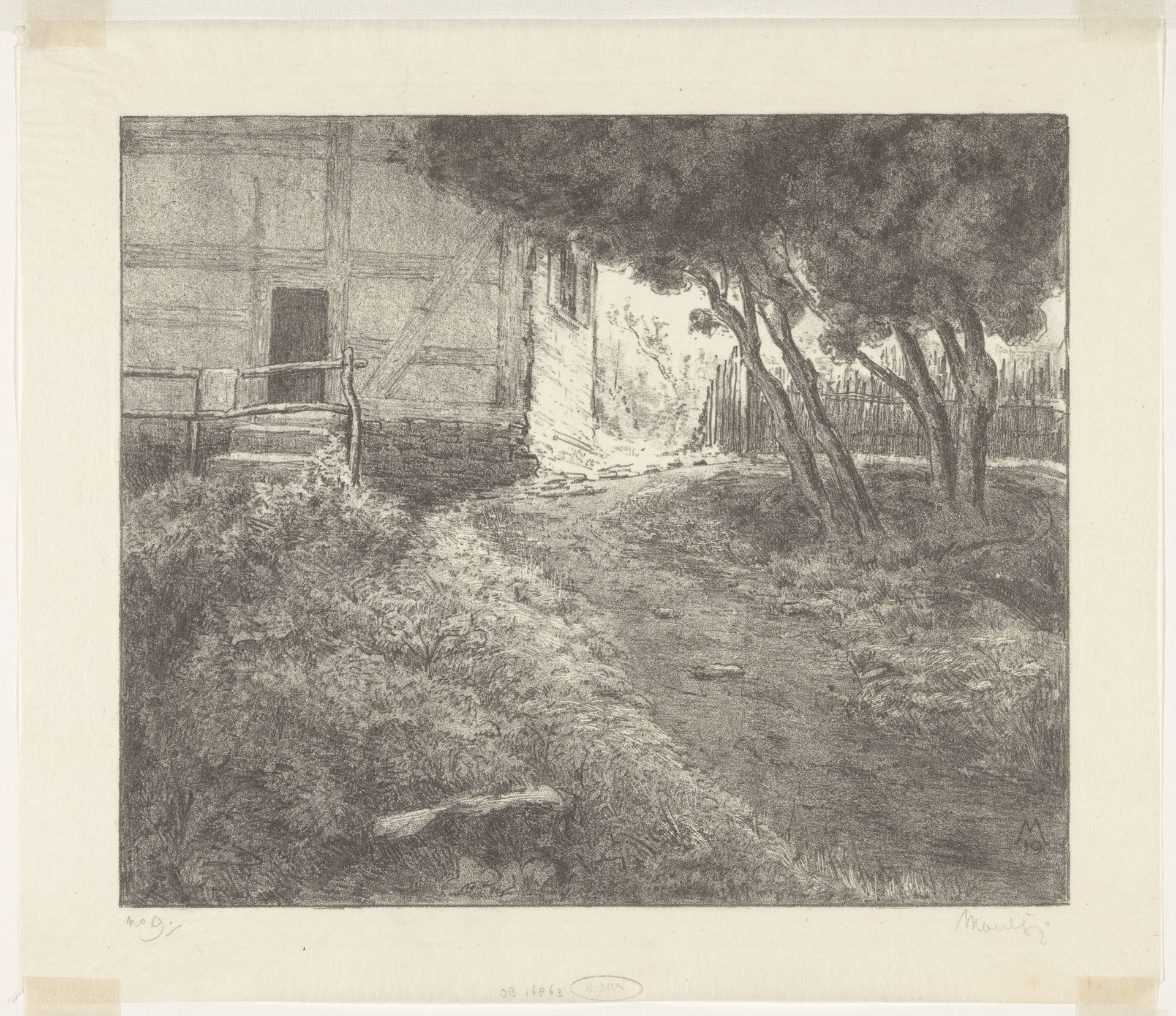 Tuin bij vakwerkhuis by Simon Moulijn
