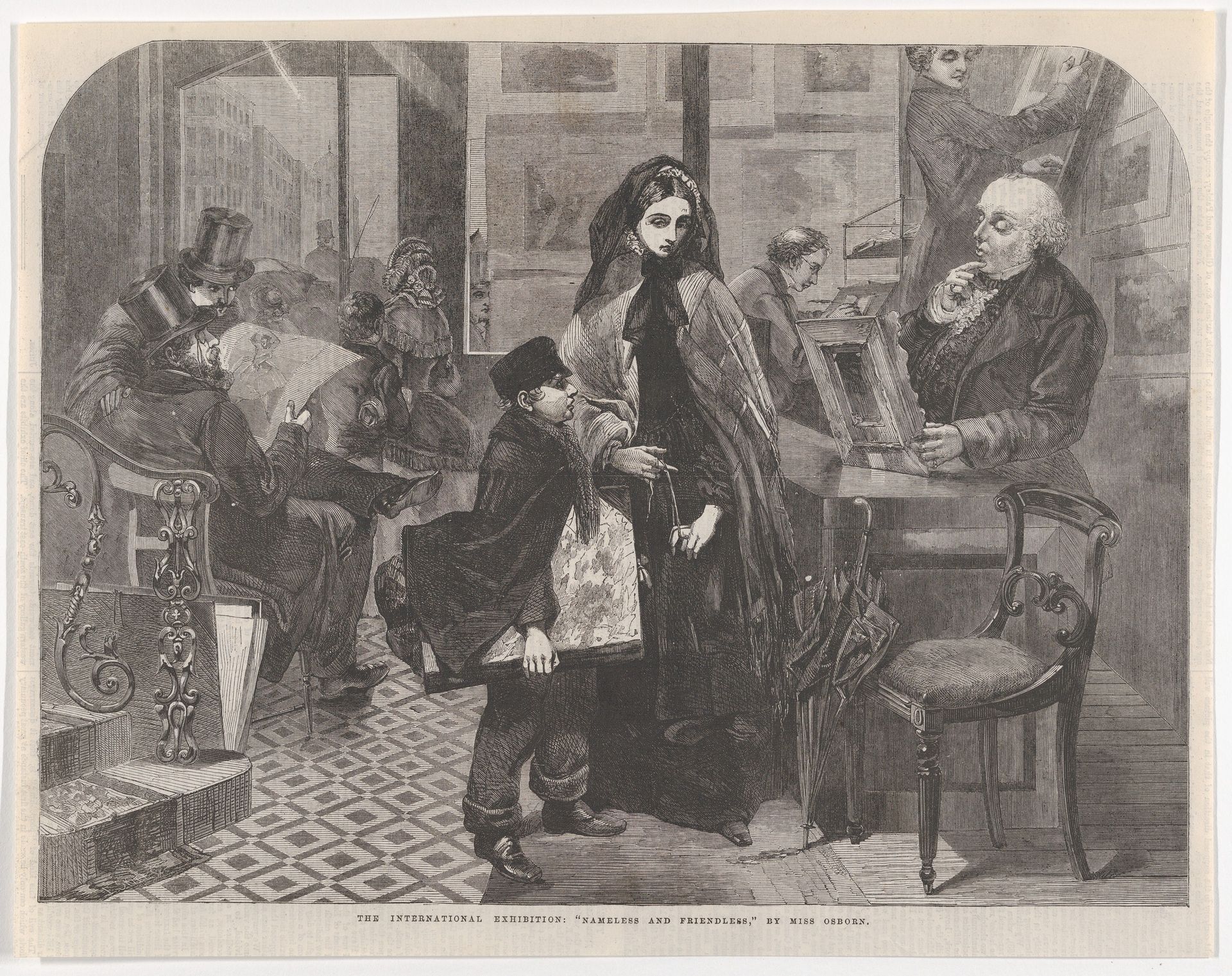 Nameless and Friendless, from "Illustrated London News" by Emily Mary Osborn