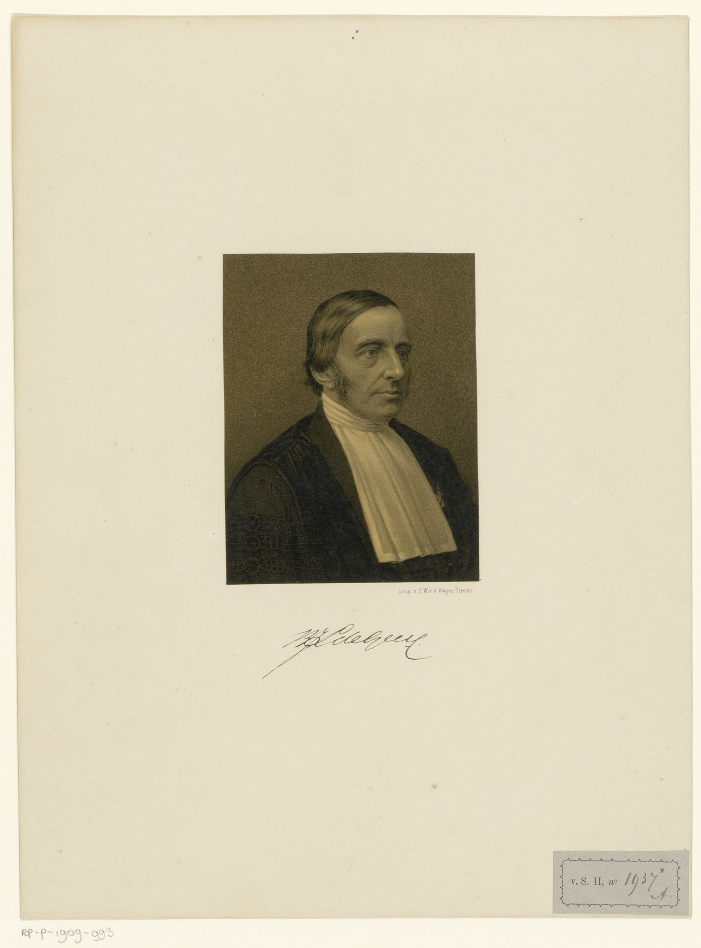 Portret van Barthold Jacob Lintelo de Geer van Jutphaas by Pieter Wilhelmus van de Weijer