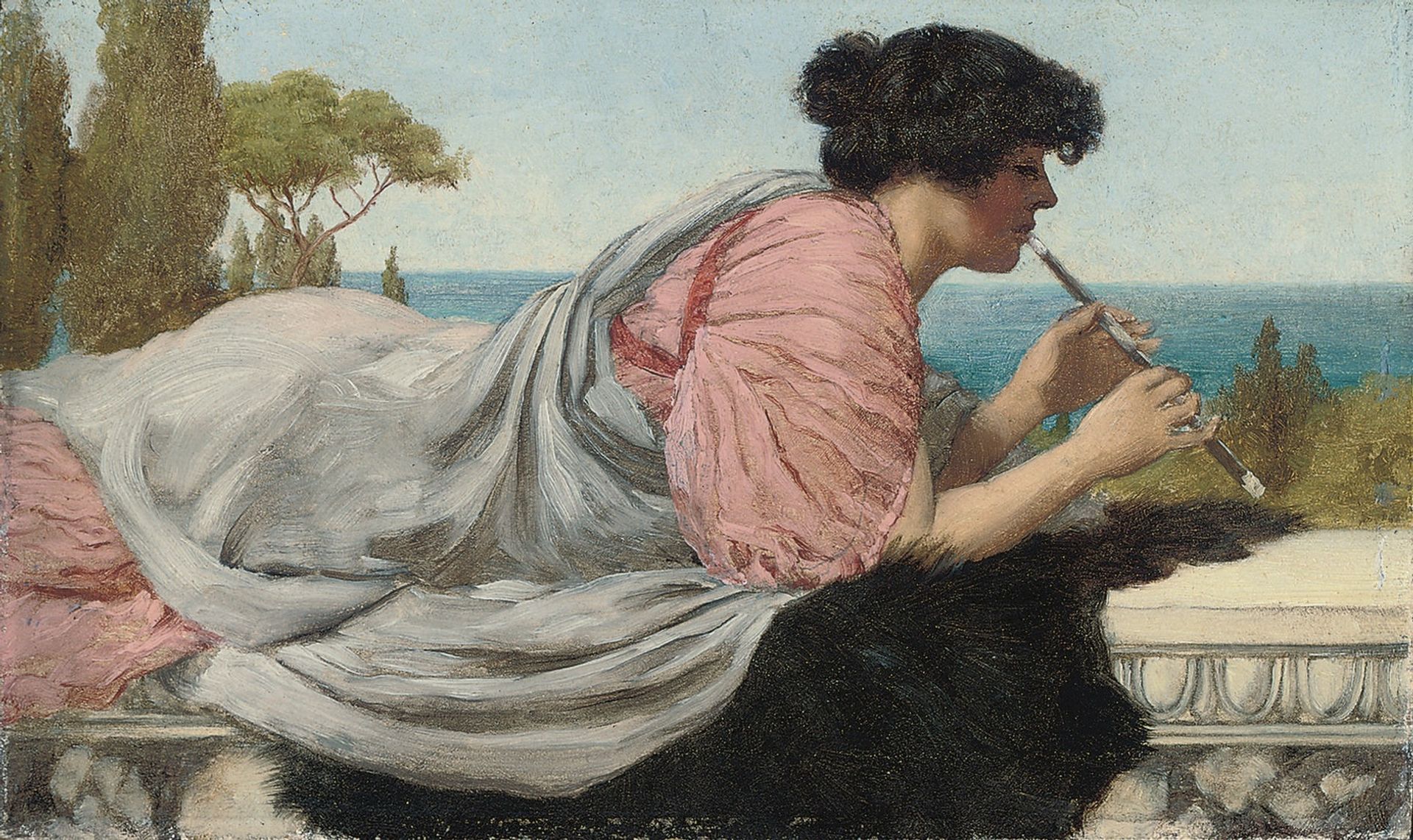 A Melody by John William Godward
