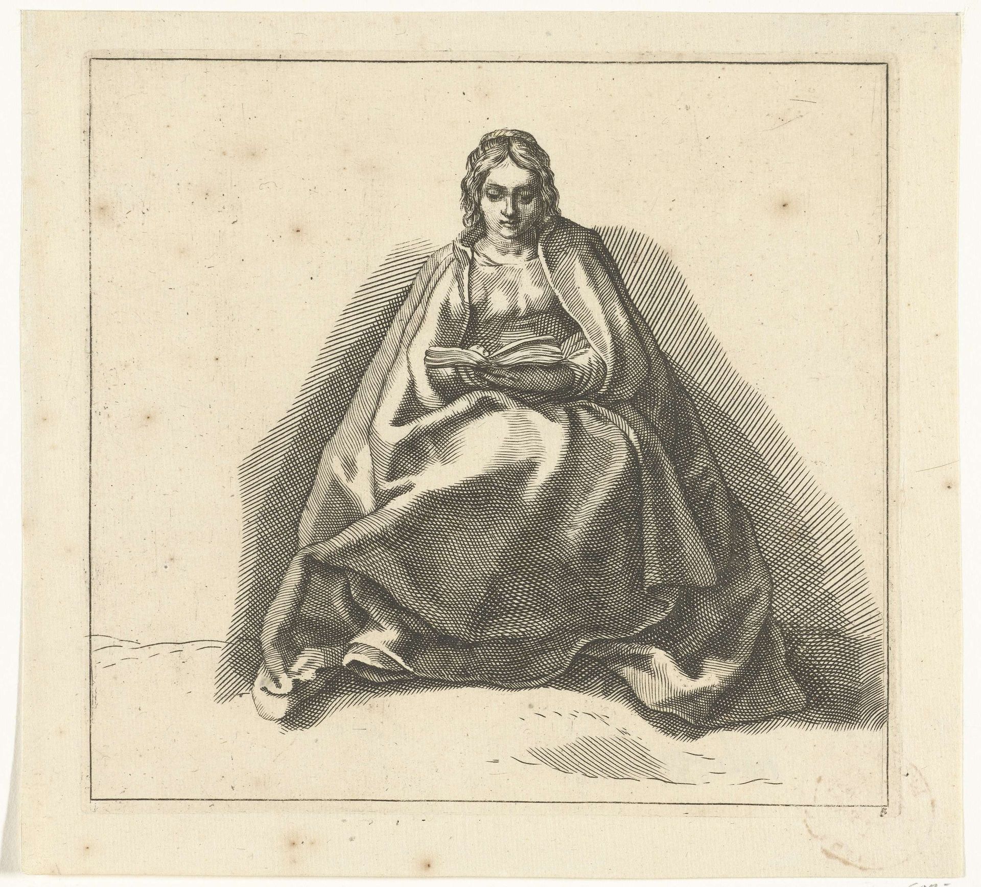 Lezende vrouw by Anonymous