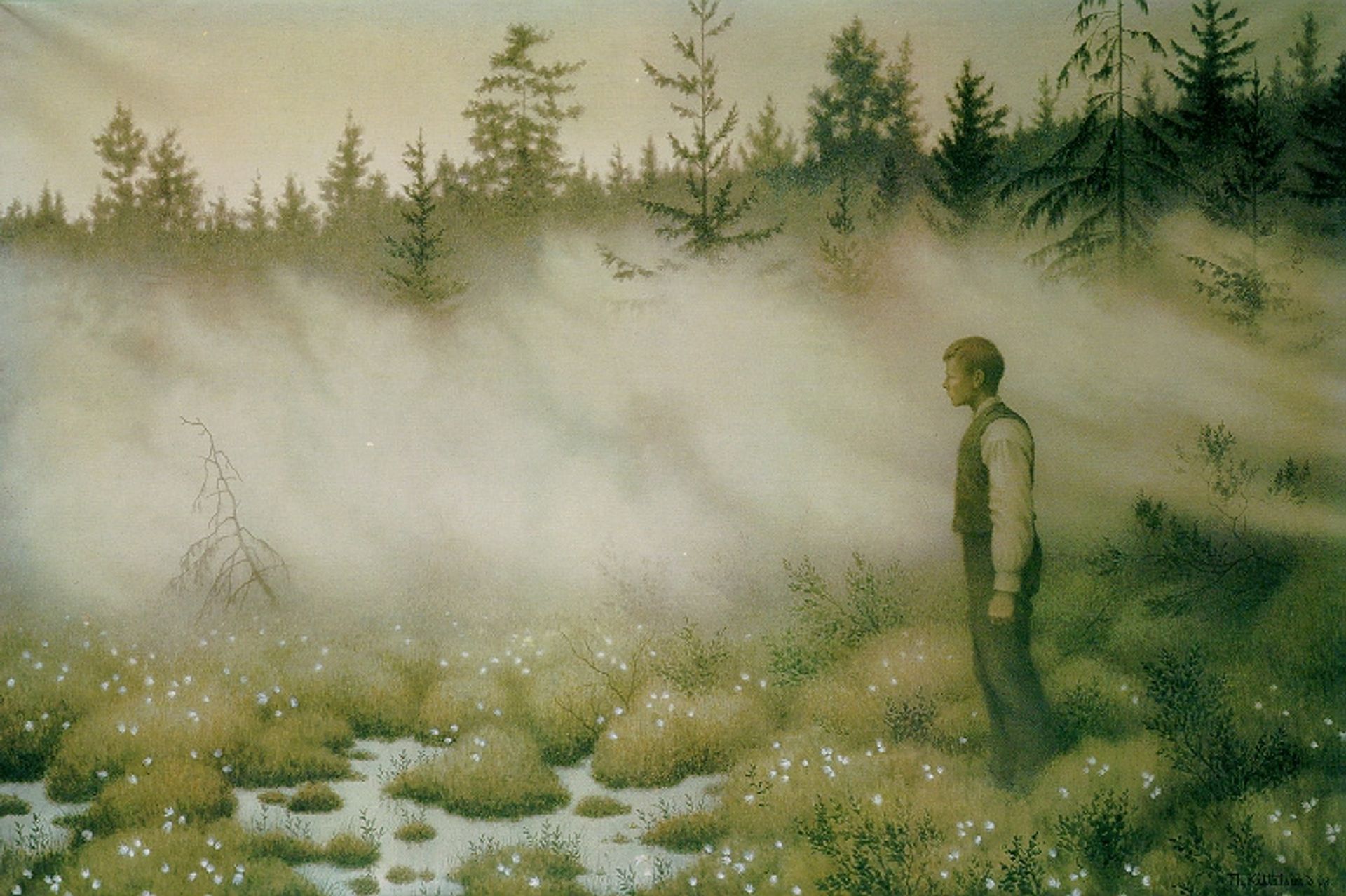 Huldra Forsvant Da by Theodor Severin Kittelsen