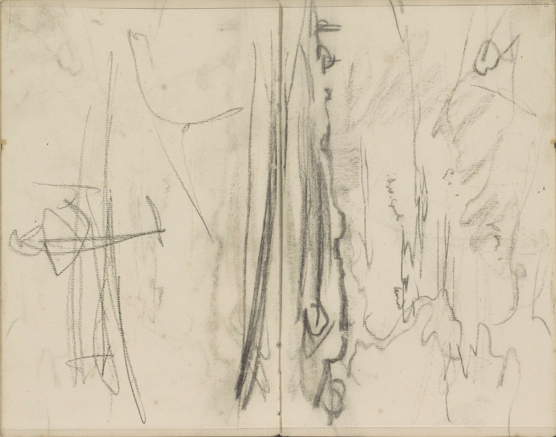 Landschap met wolkenlucht by George Hendrik Breitner