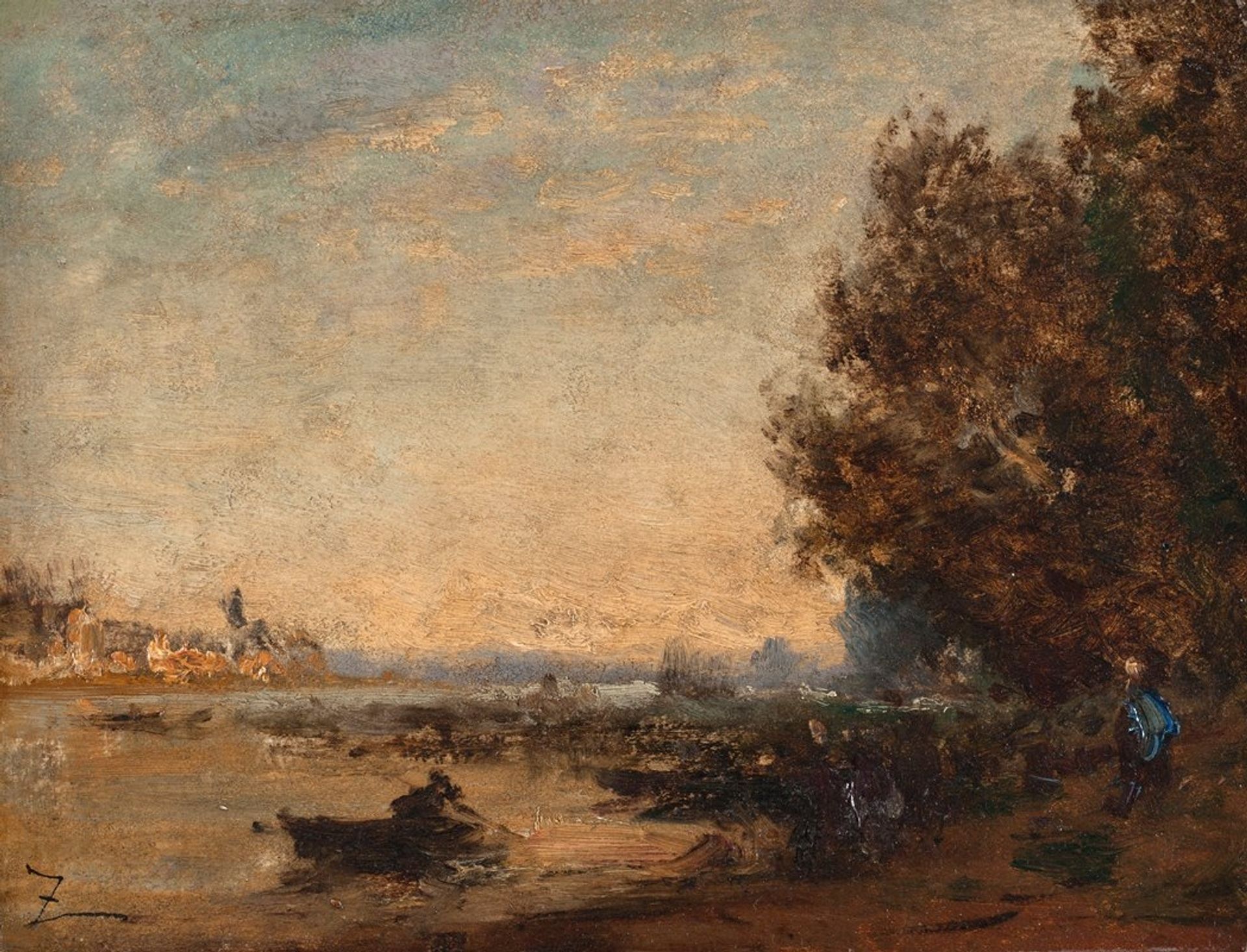 Crépuscule by Félix Ziem