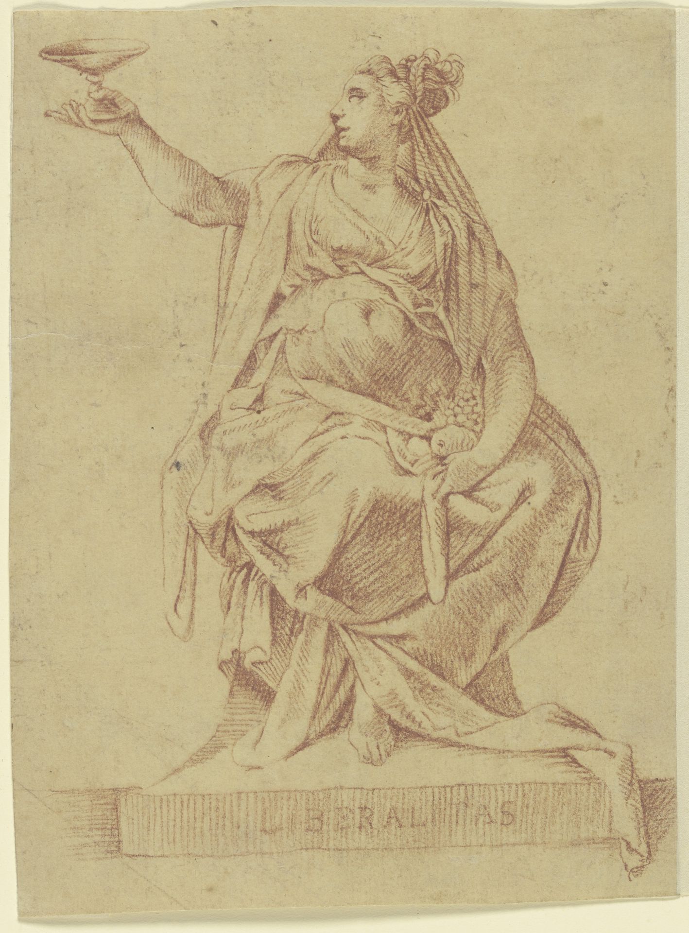 Allegorische Gestalt der Freiheit by Edme Bouchardon