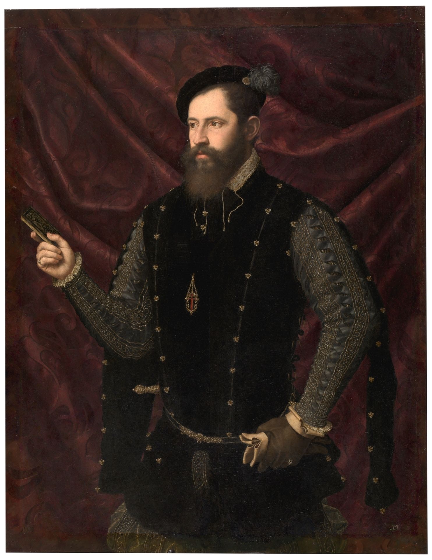 Retrato De Un Caballero Santiaguista by Vicente Juan Masip