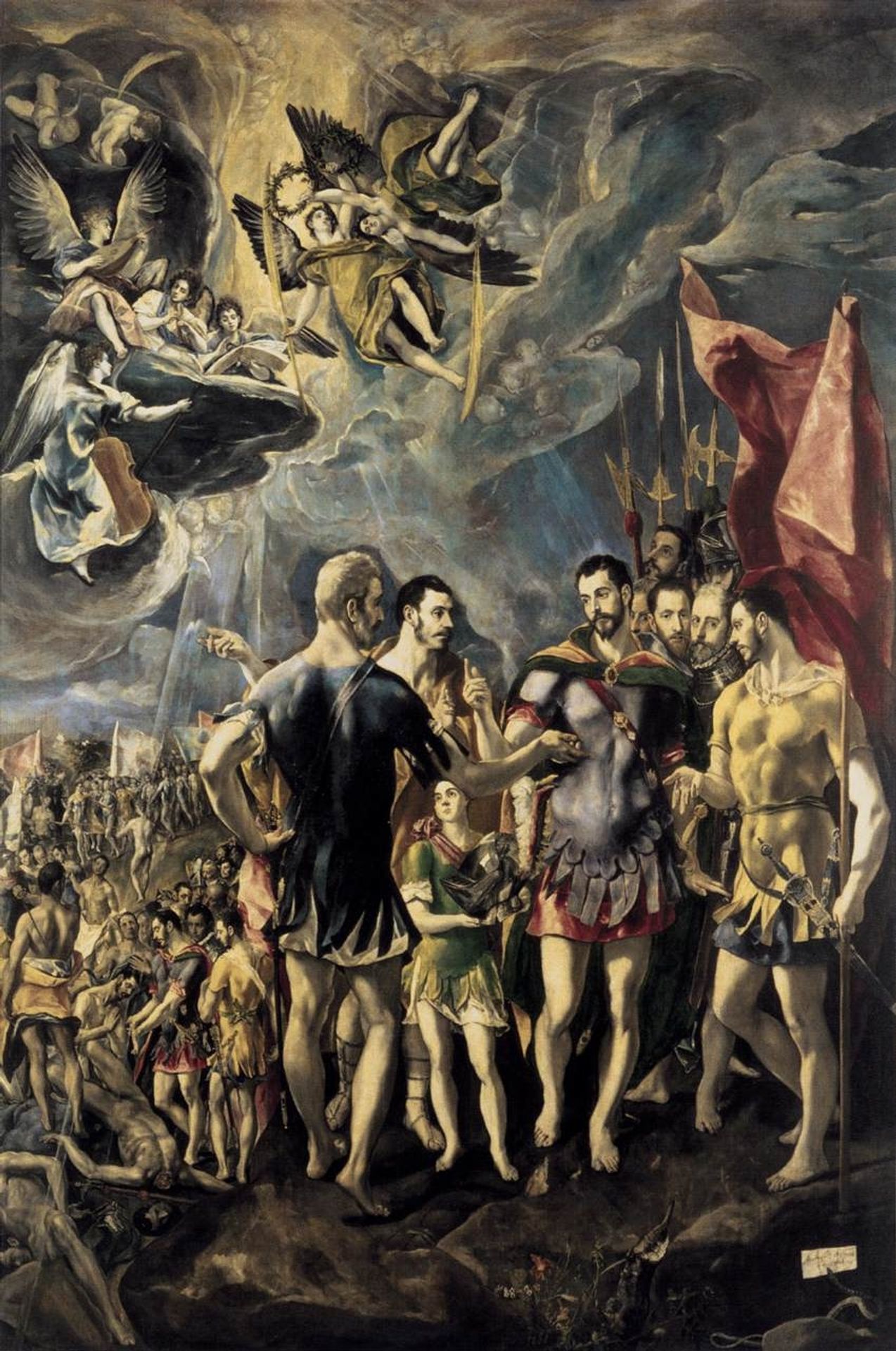 Martyrdom of St. Maurice and His Legions by El Greco (Domenikos Theotokopoulos)
