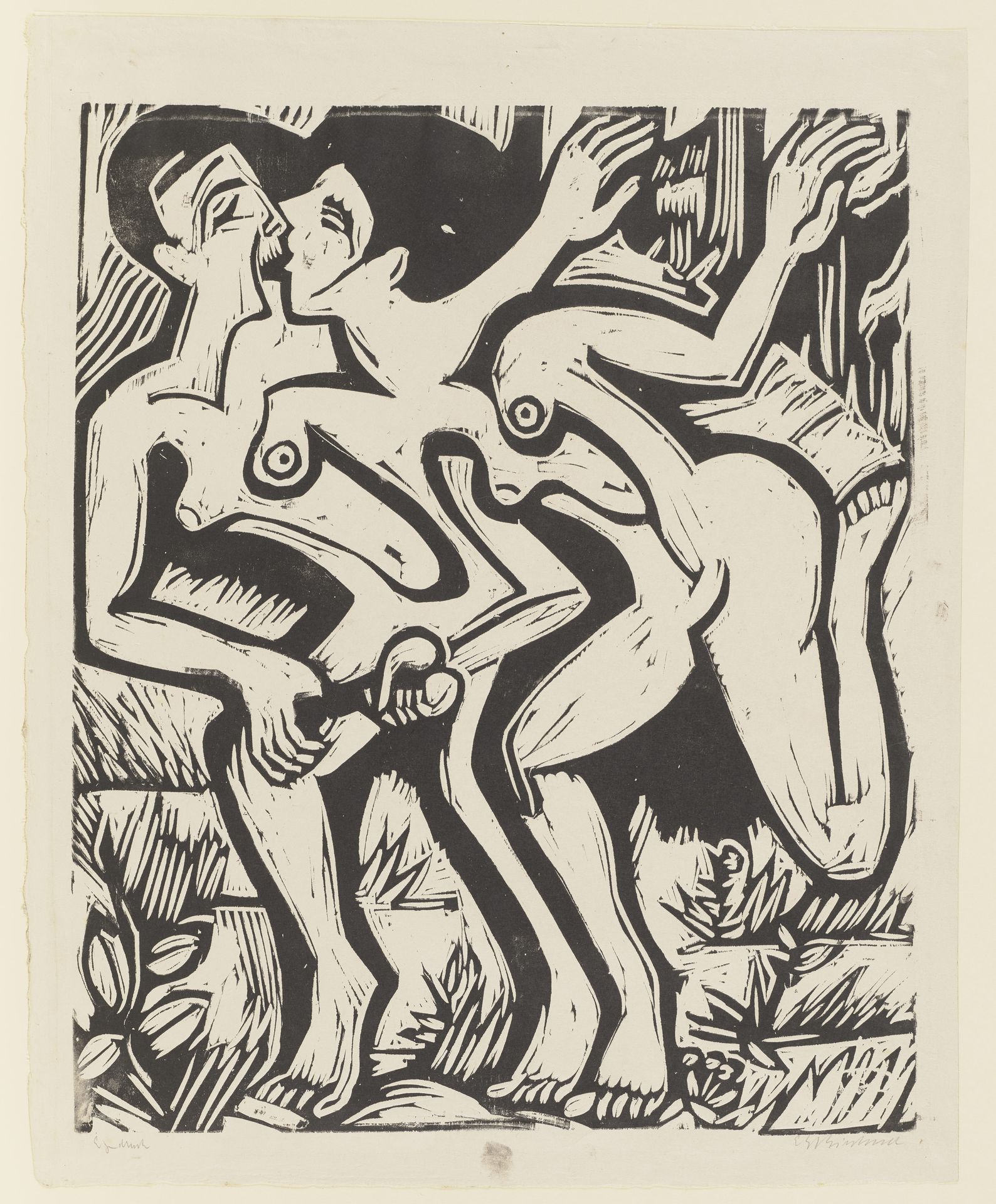 Stafettenläuferinnen by Ernst Ludwig Kirchner