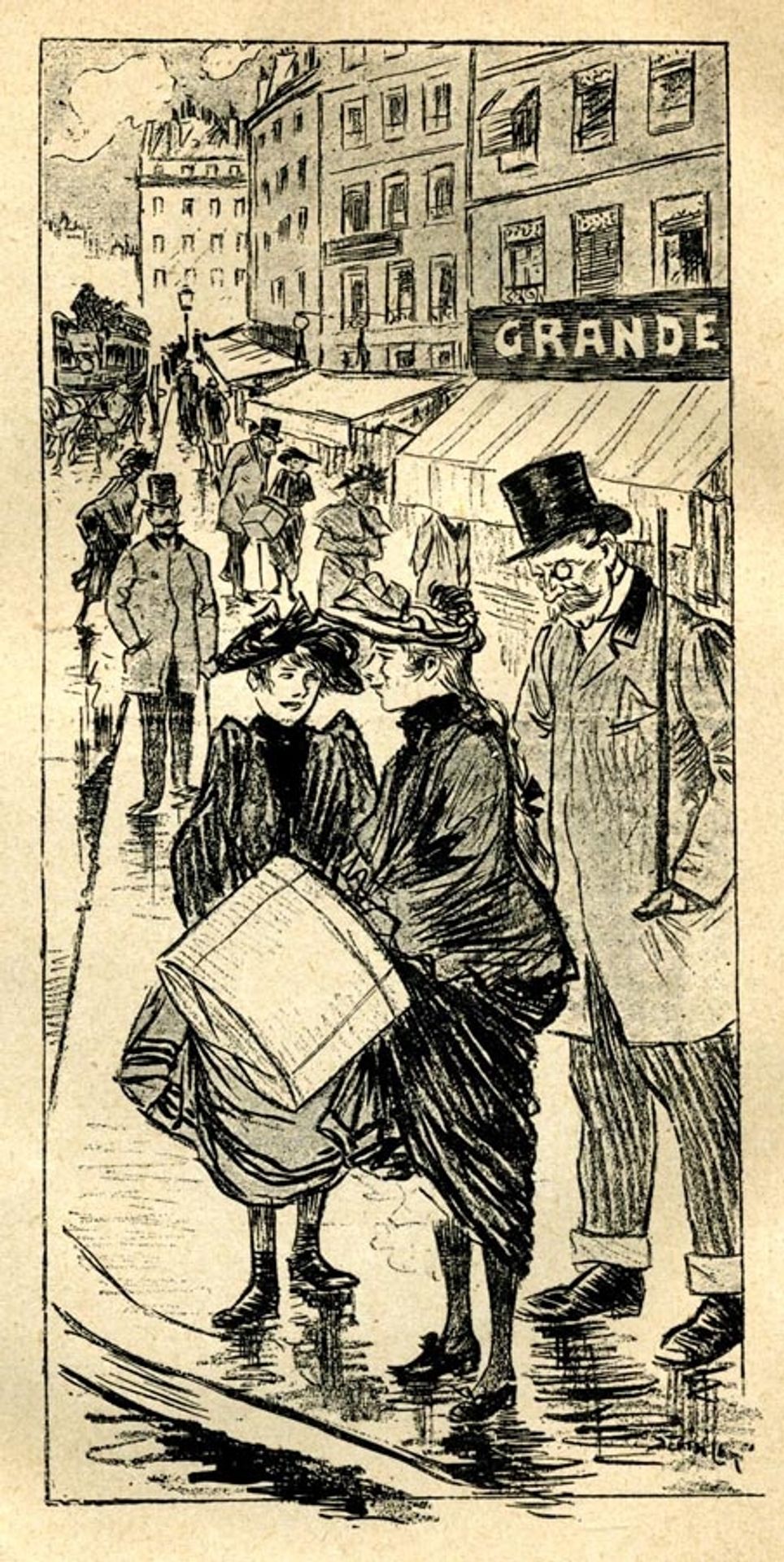 Conseil Aux Trottins by Théophile Alexandre Steinlen