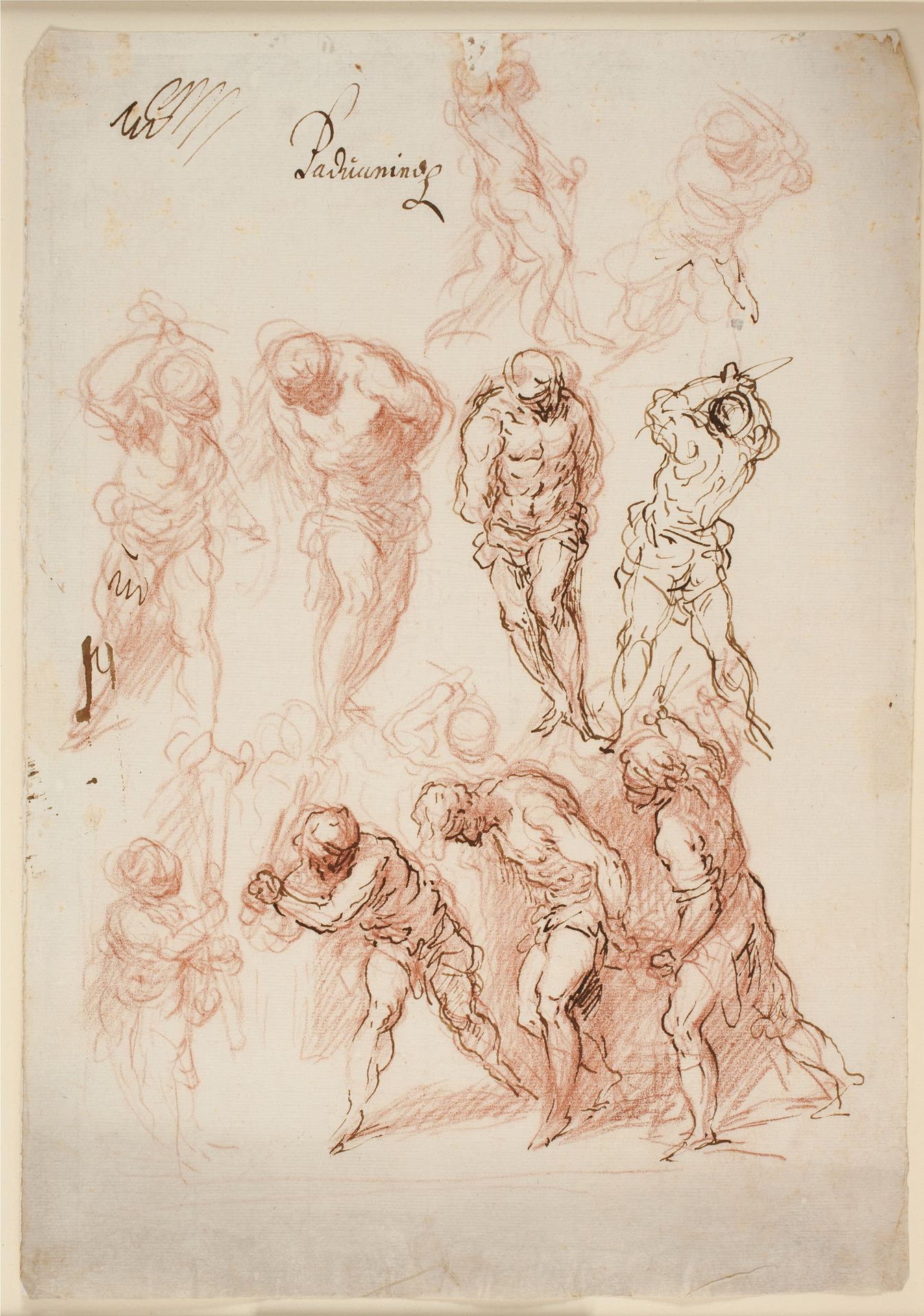 Studies for a Flagellation by Jacopo Palma (il Giovane)