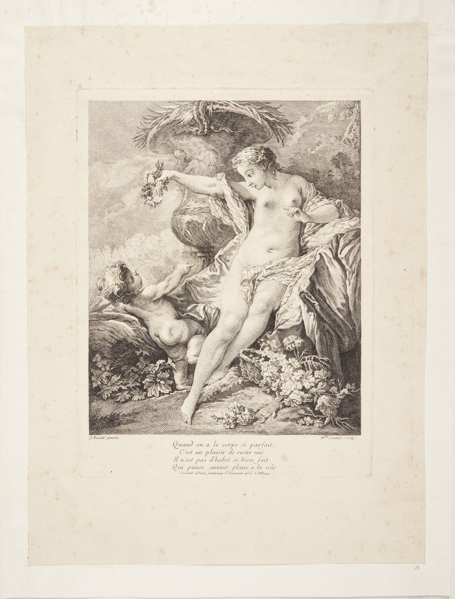 Venus og Amor by Mlle Contad