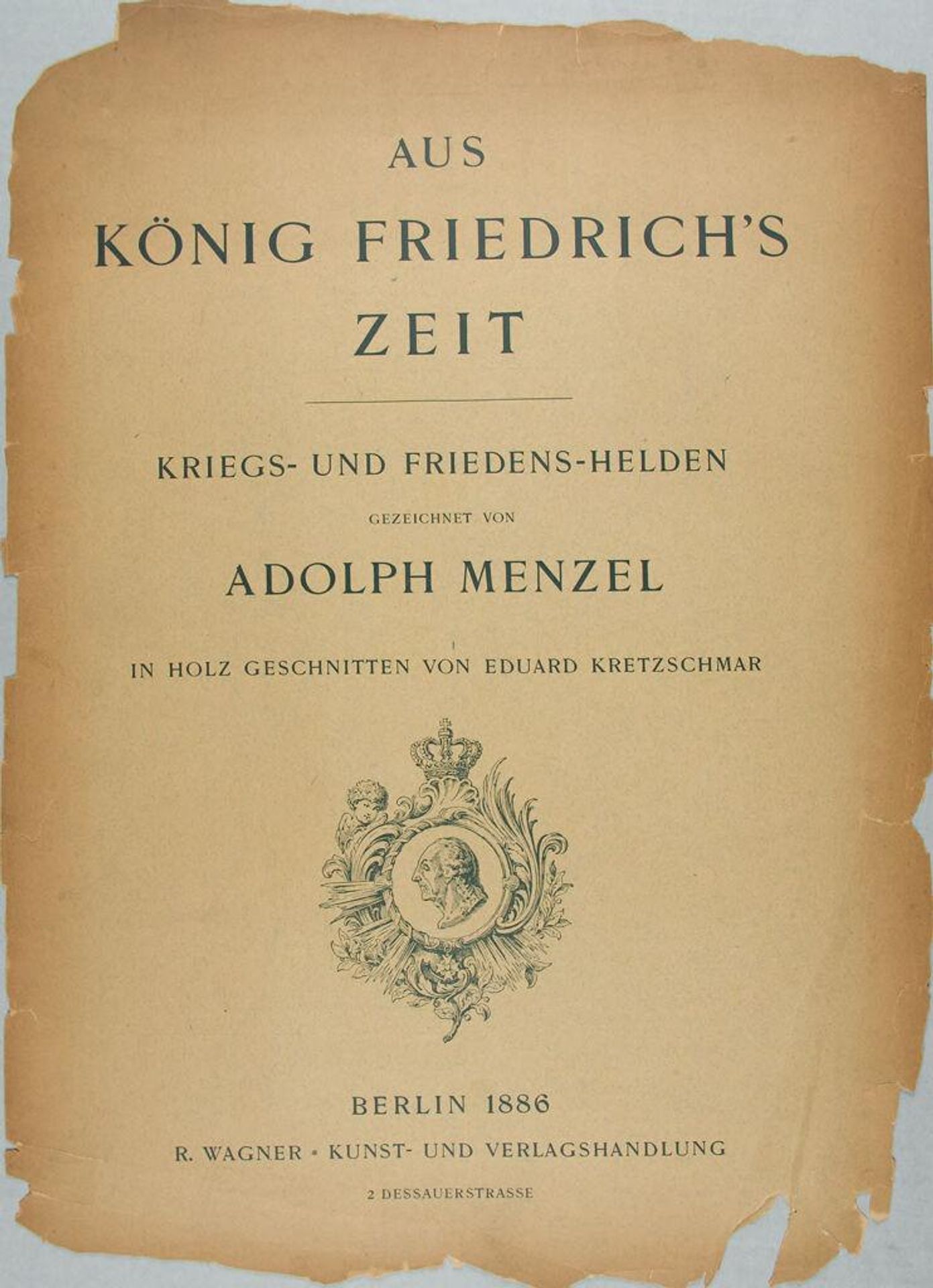 Aus Koenig Friedrichs Zeit:  Prinz Heinrich by Eduard Kretzschmar