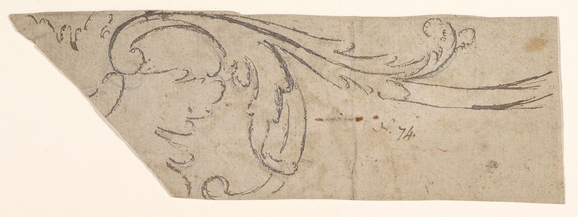 Ornament Drawing from Scrapbook of Working Designs by Gideon Saint