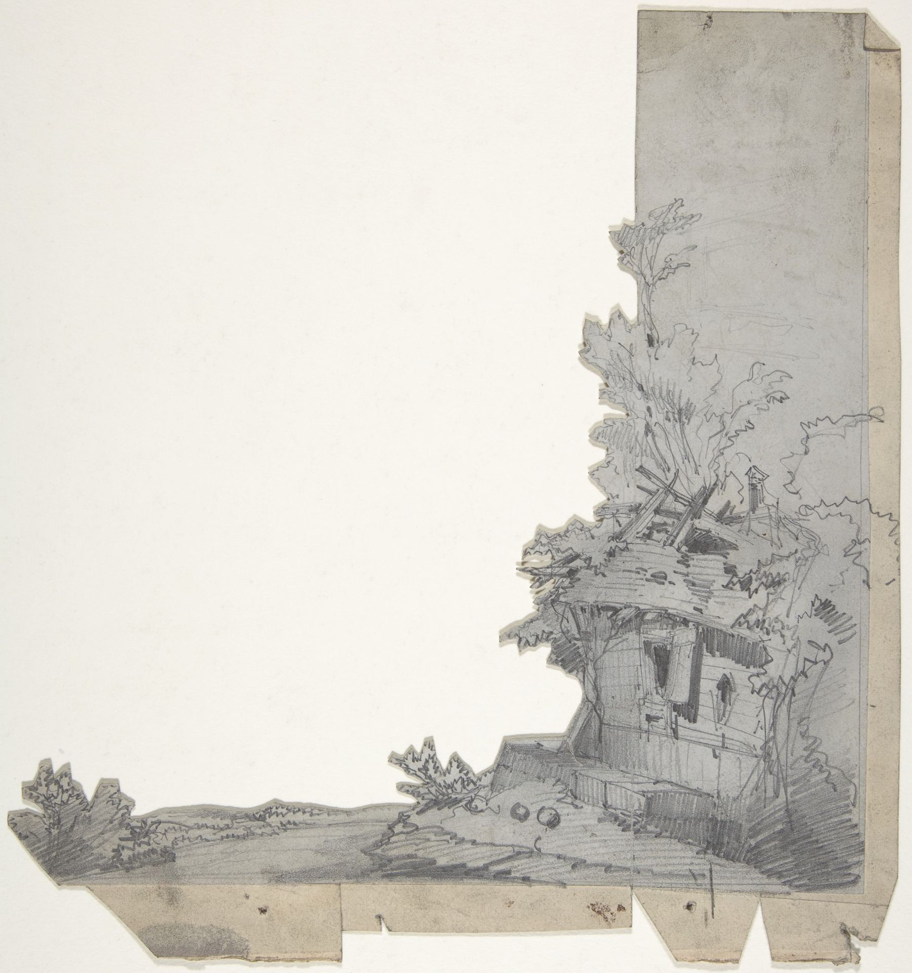 Design for a Stage Set at the Opéra, Paris by Eugène Cicéri