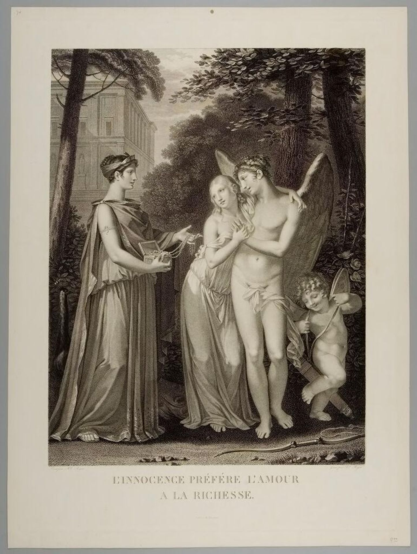 Innocence Prefers Love to Wealth by Barthélemy Joseph Fulcran Roger