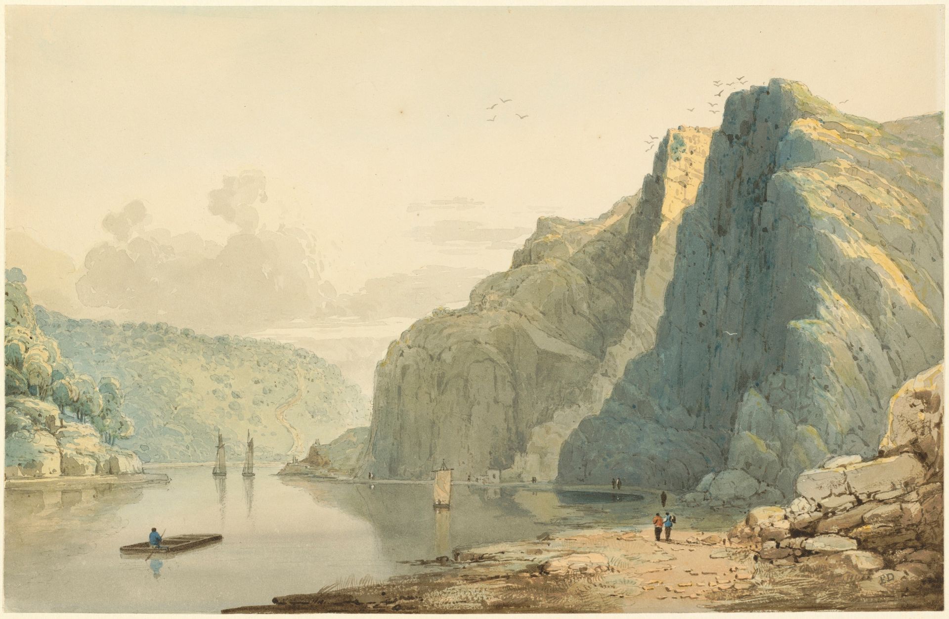 Saint Vincent's Rocks and the Avon Gorge by Francis Danby