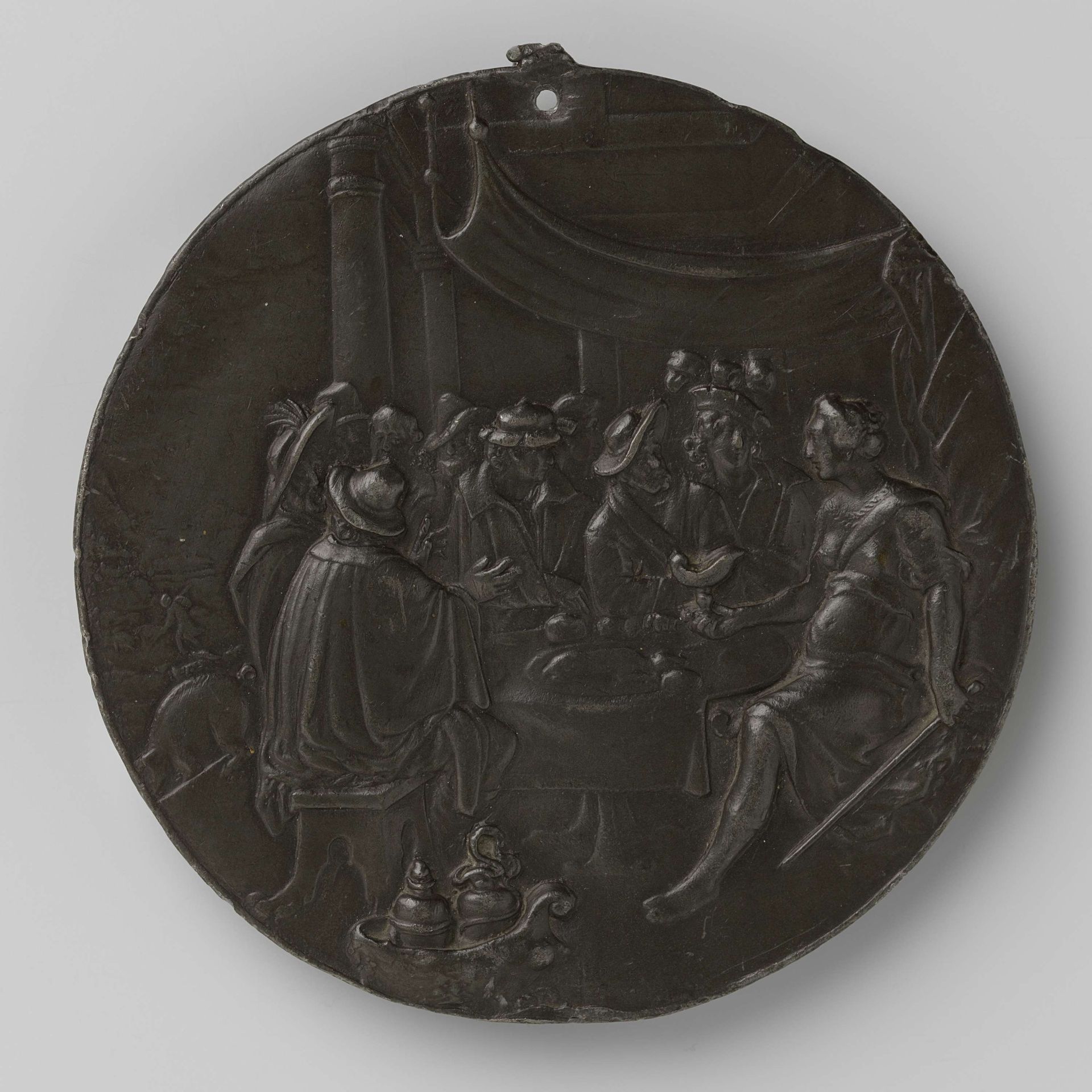 Circe en de gezellen van Odysseus by Adam van Vianen I