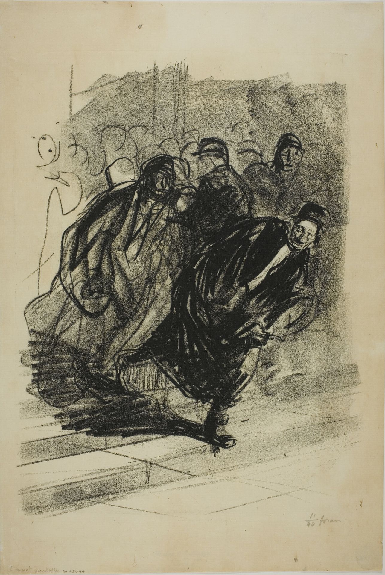 The Lawyer Pursued by Jean-Louis Forain