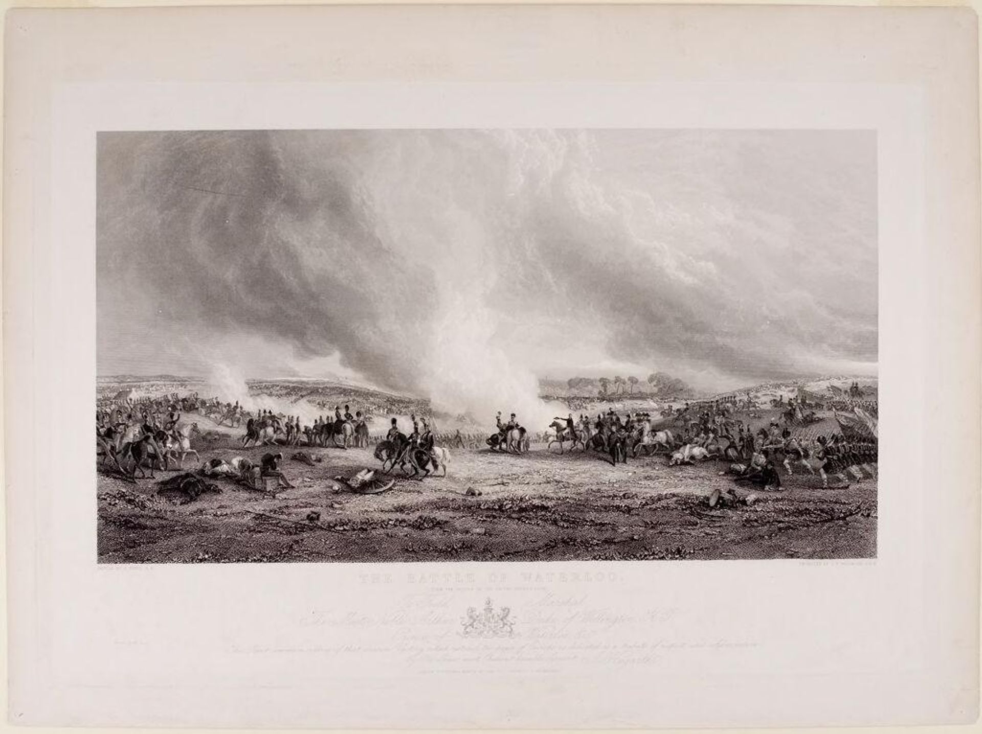 The Battle of Waterloo by James Tibbits Willmore