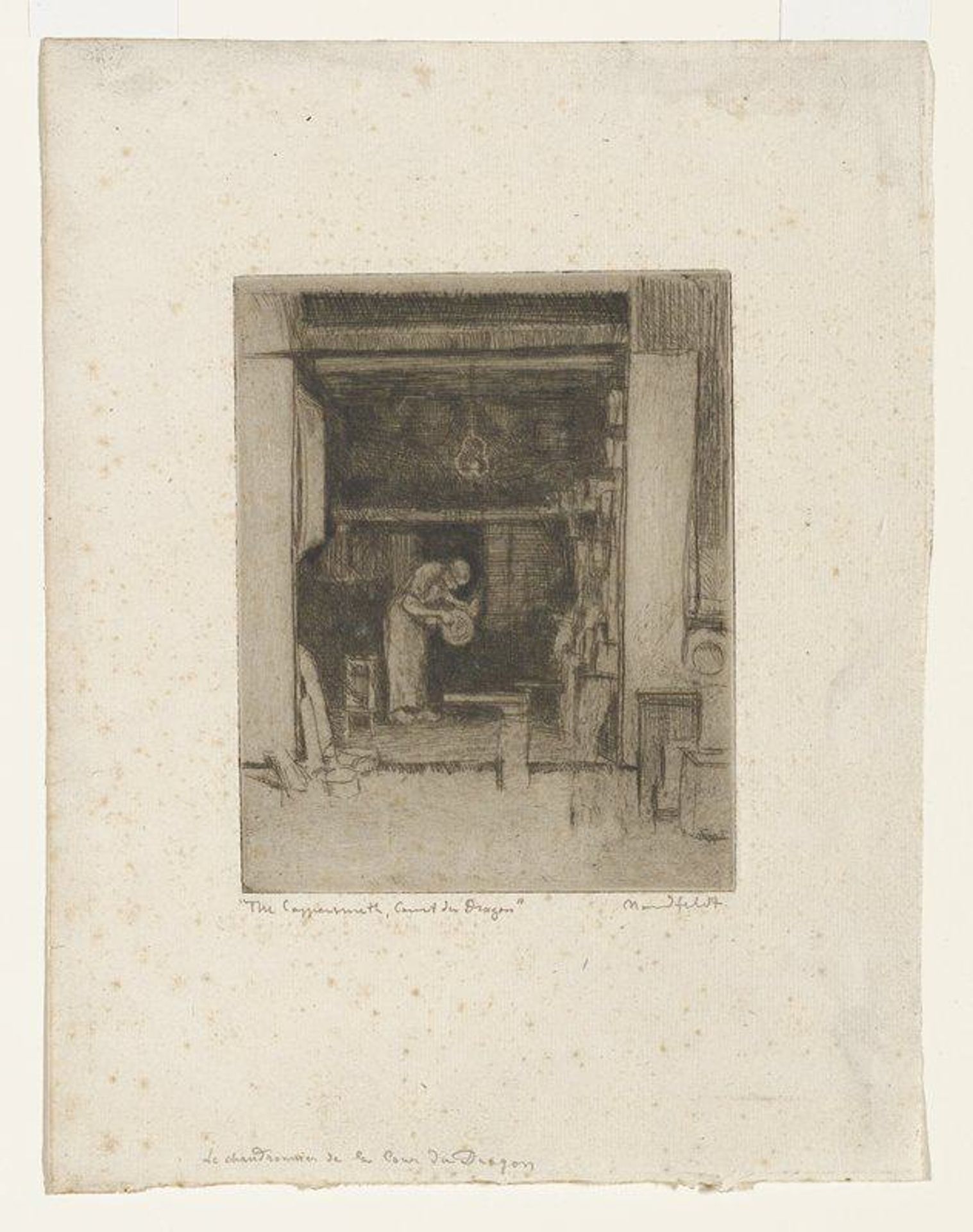 Coppersmith by Bror Julius Olsson Nordfeldt