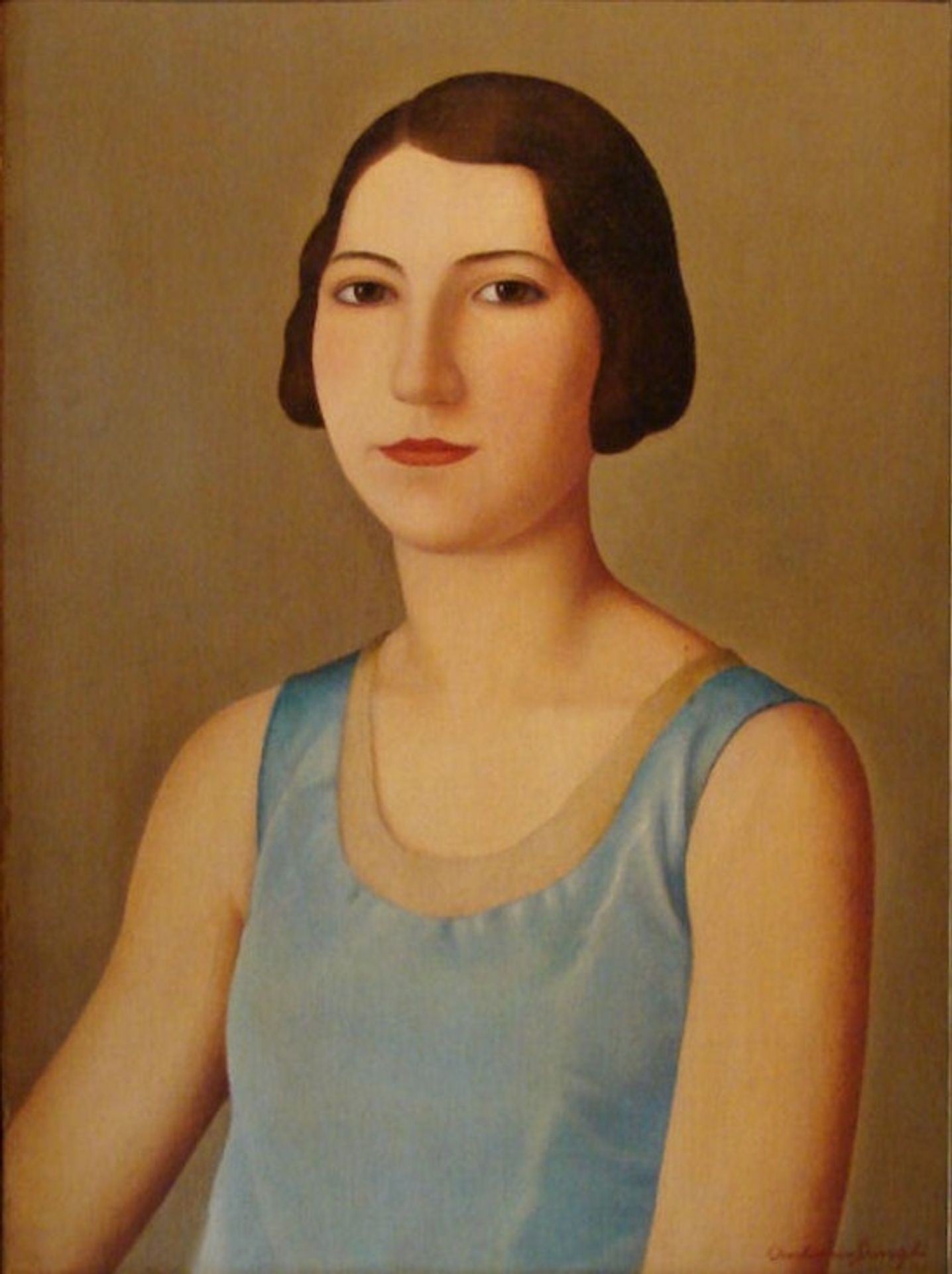 Portrait of Maria Pia by Antonio Donghi