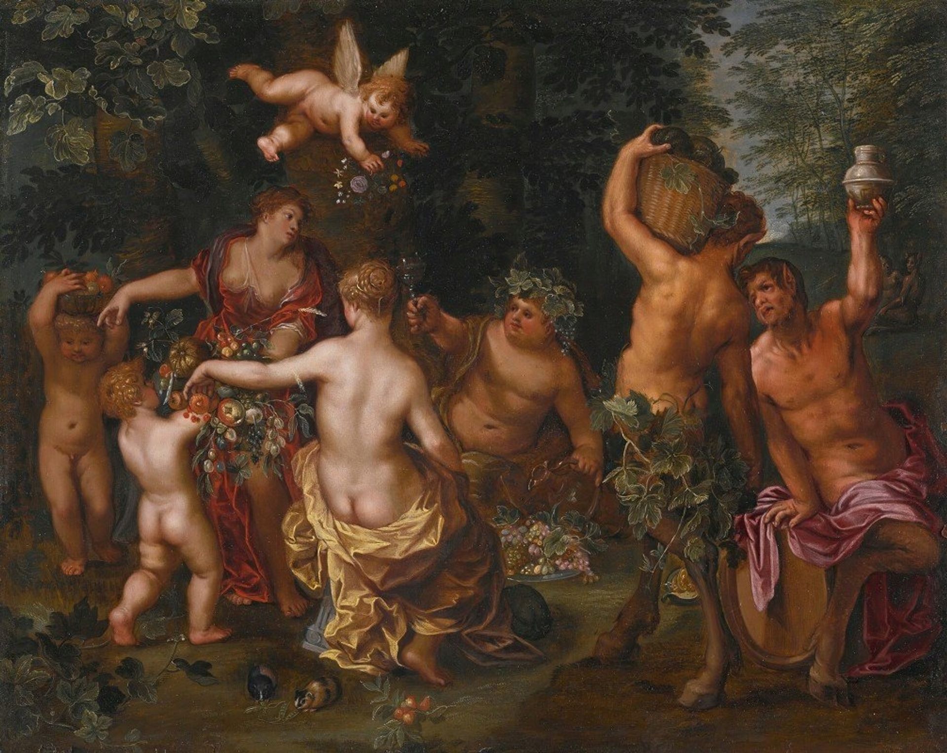 The Feast Of Bacchus by Jan Brueghel the Younger
