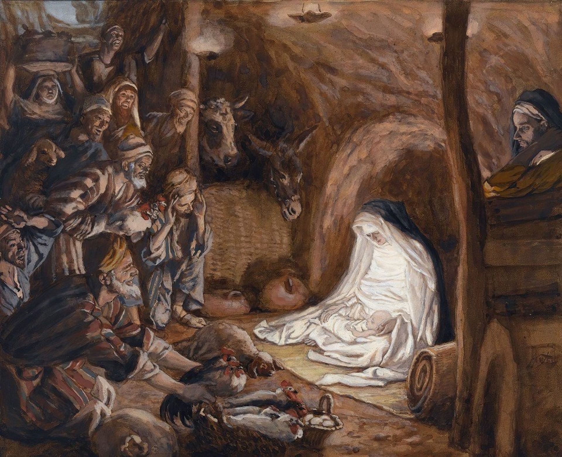 The Adoration of the Shepherds by James Tissot