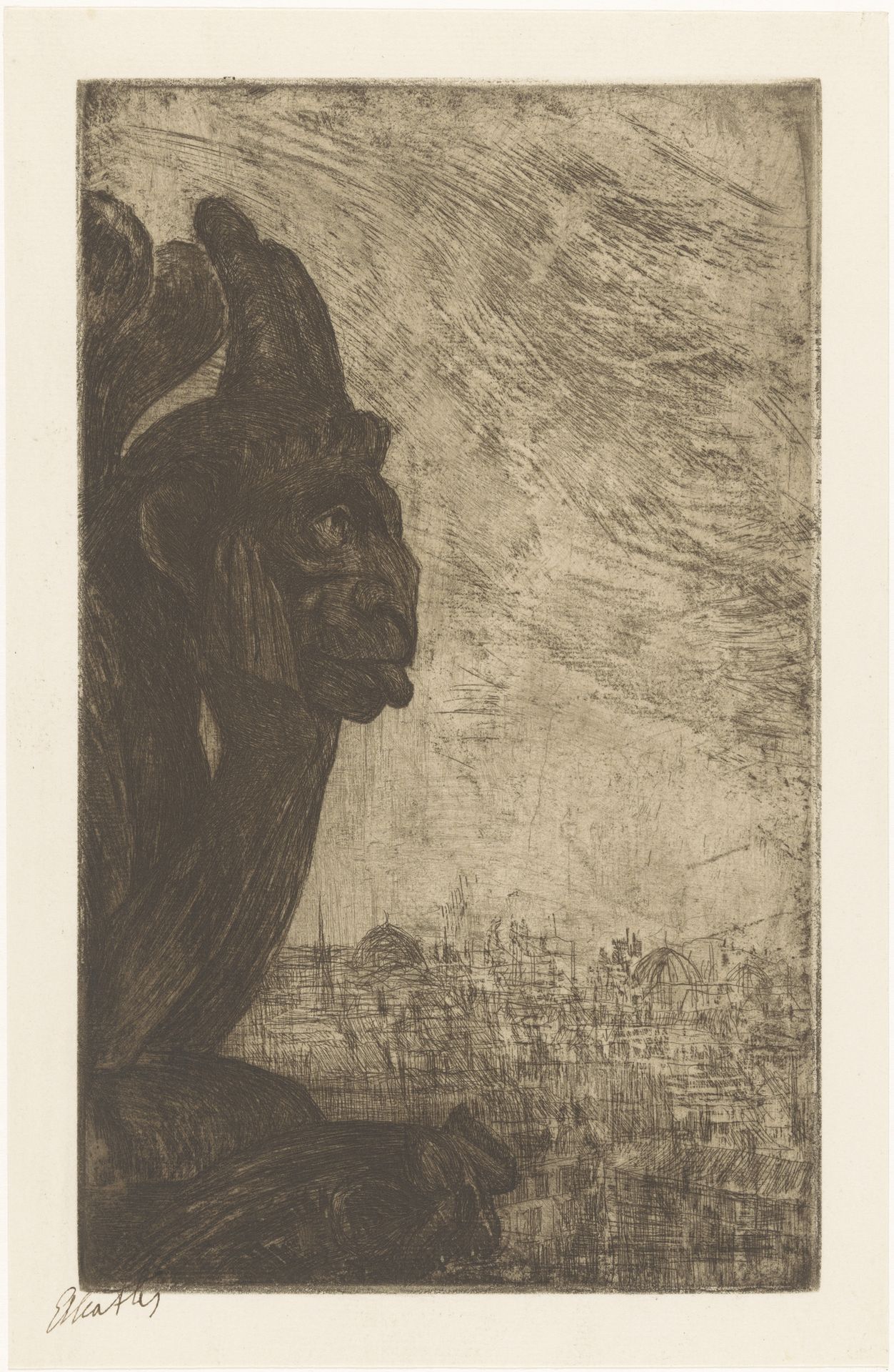 Chimère van de Notre-Dame by Etha Fles