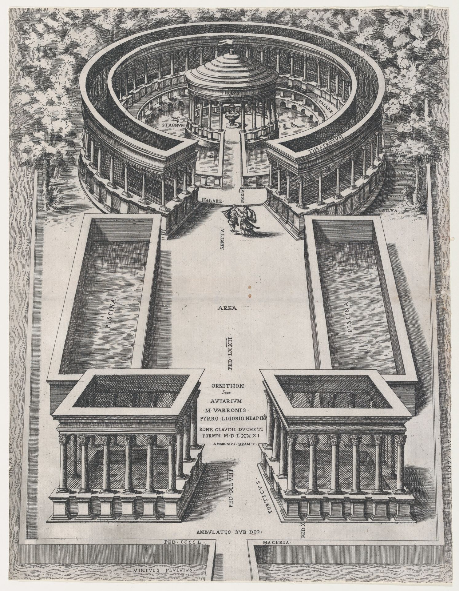Speculum Romanae Magnificentiae: Ornithon Sive Aviarum by Giovanni Ambrogio Brambilla