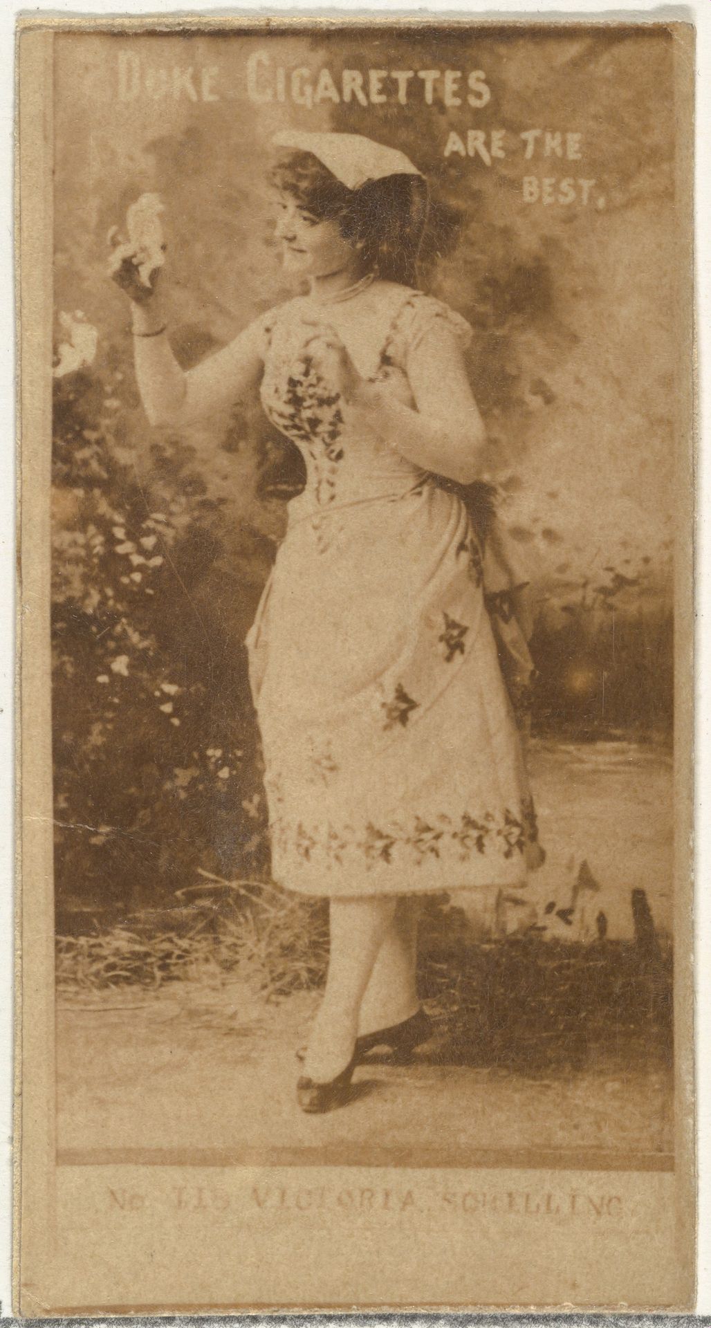 Victoria Schilling, from the Actors and Actresses series (N145-6) issued by Duke Sons & Co. to promote Duke Cigarettes by W. Duke, Sons & Co.