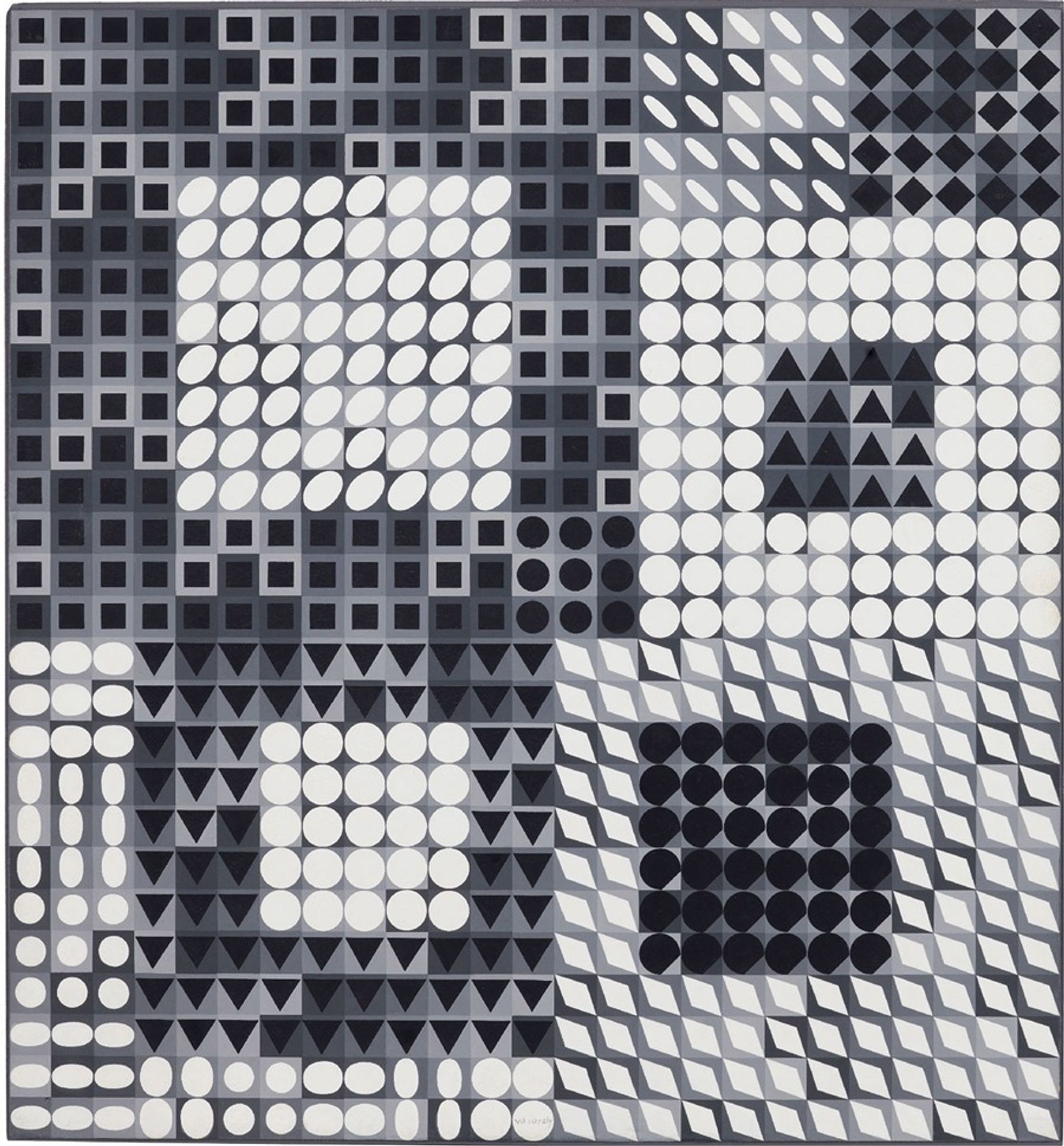 OUR-2 by Victor Vasarely