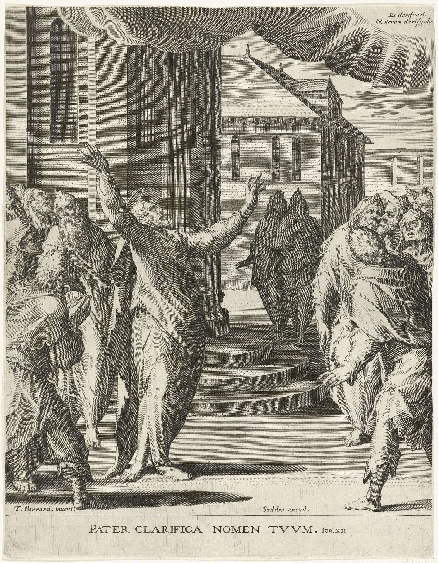Christus bidt tot God by Johann Sadeler I
