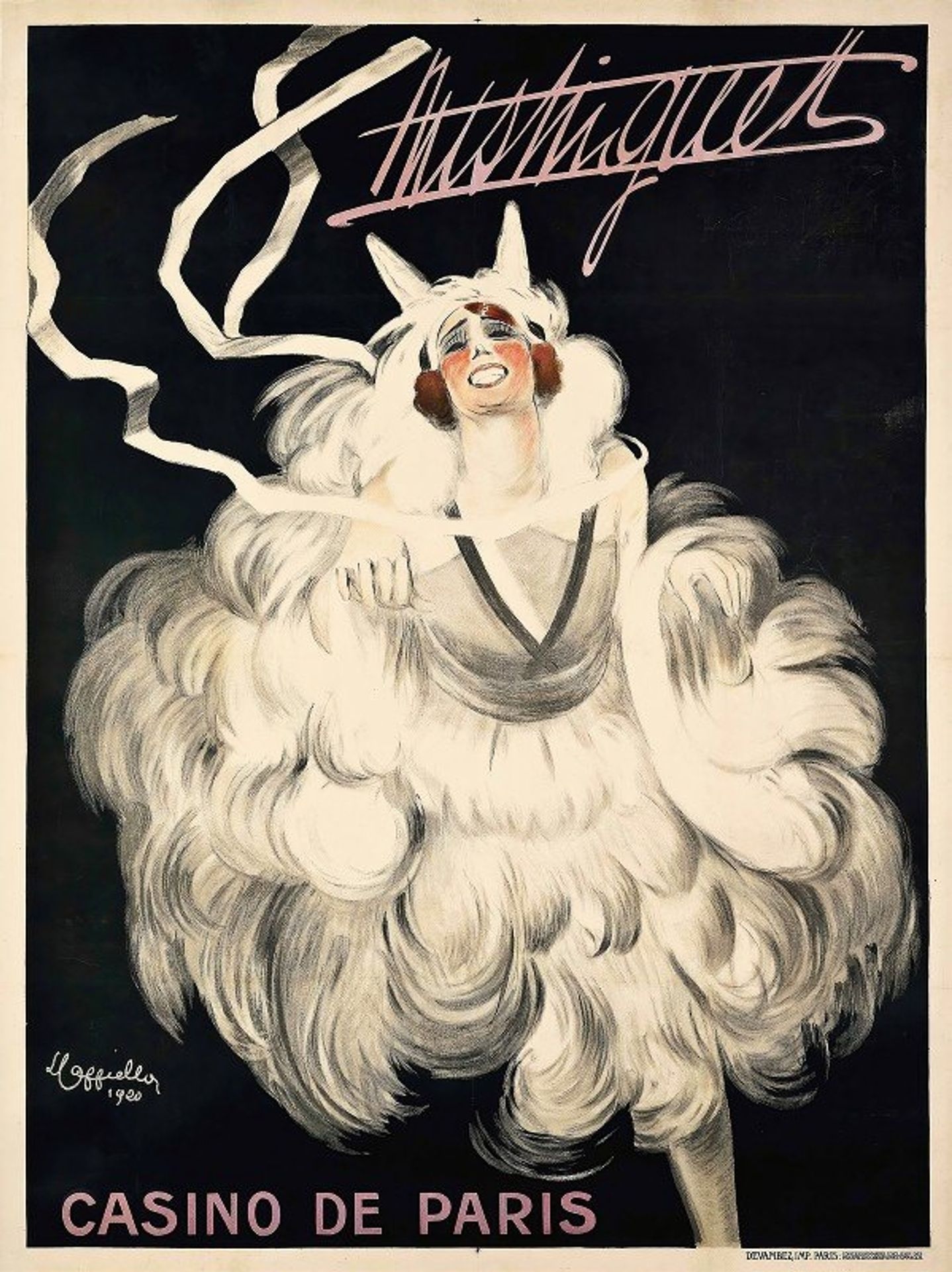 Mistinguett, Casino De Paris by Leonetto Cappiello