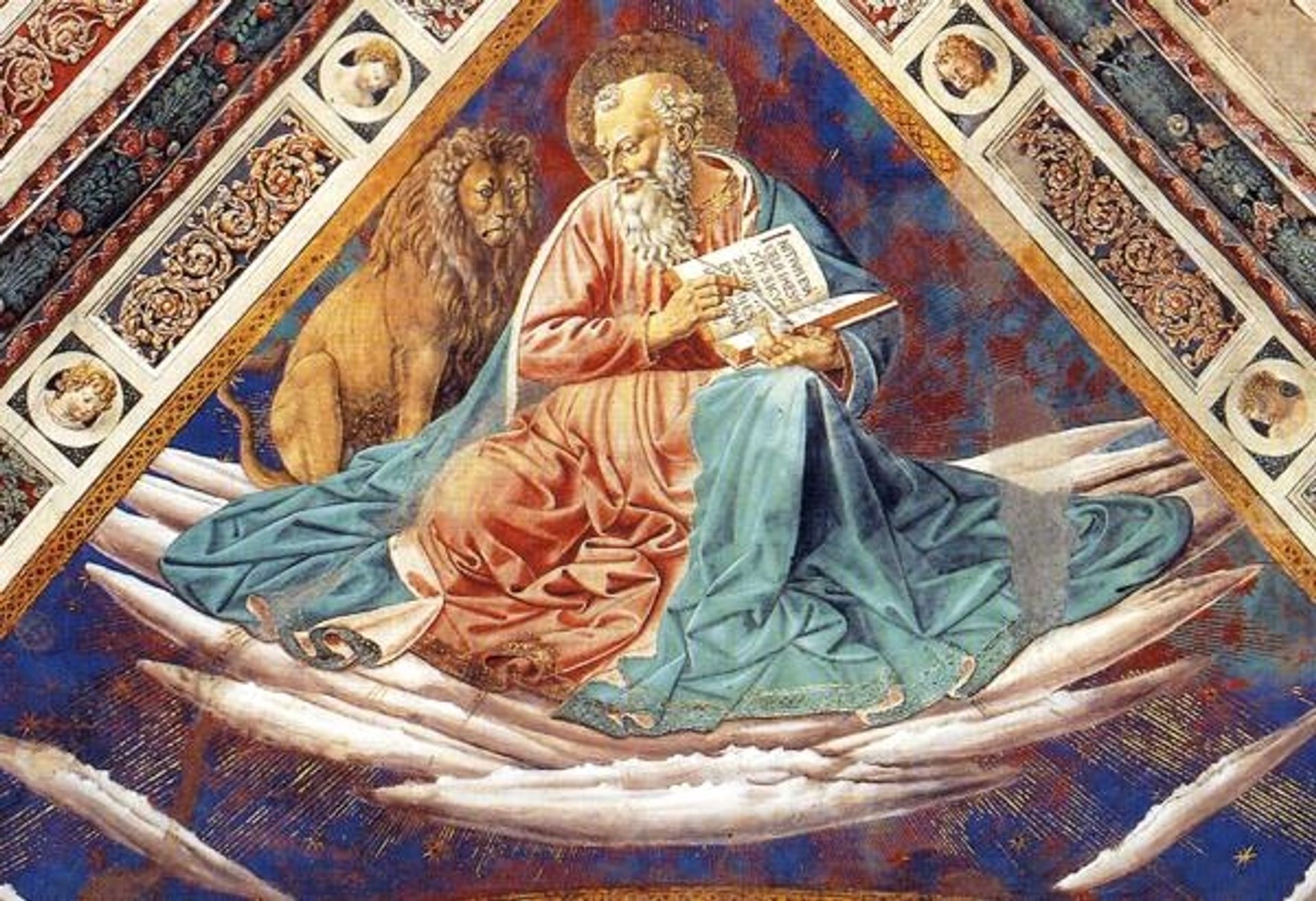 St. Mark (detail of The Four Evangelists) by Benozzo Gozzoli