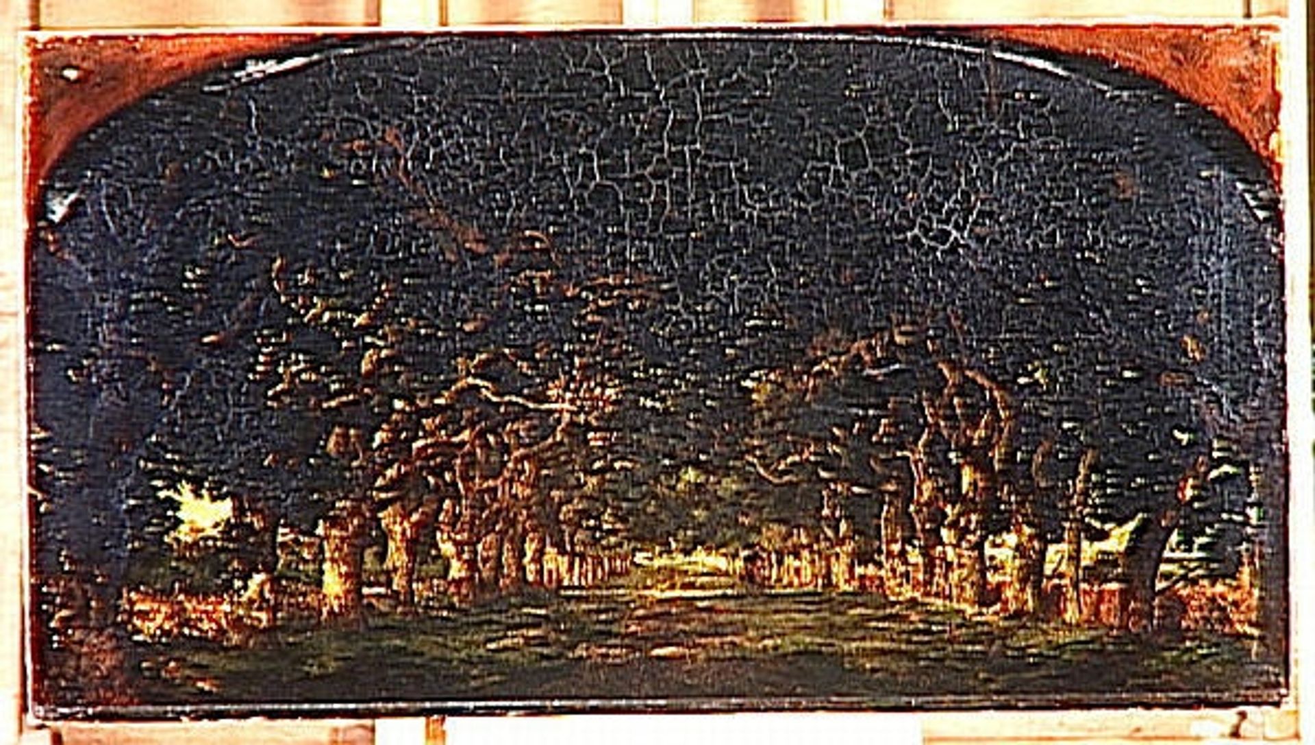 The avenue of chestnut trees by Theodore Rousseau