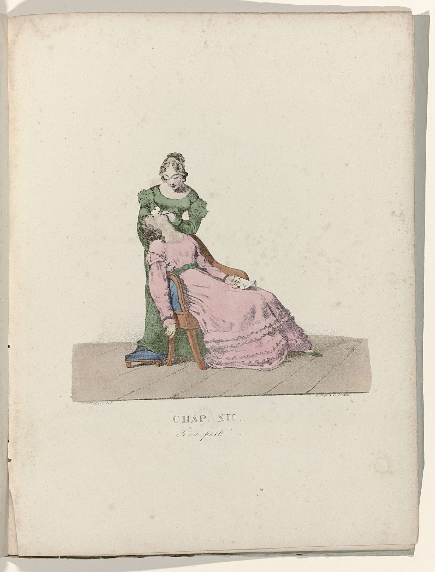 La Né d'une Modiste, 1828 : Chap. XII: Il est part (...) by Gottfried Engelmann